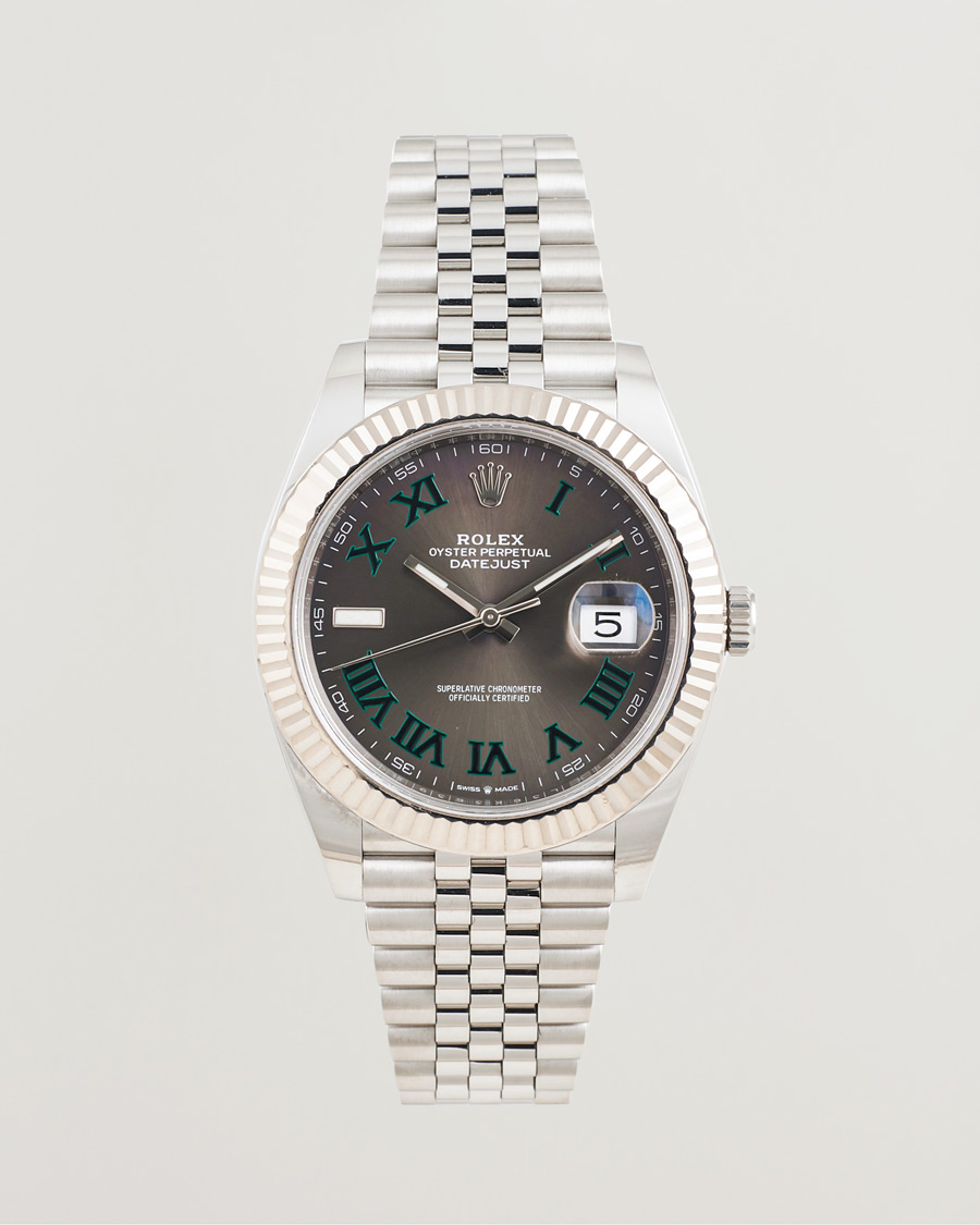 Men | Rolex Pre-Owned Datejust 41 Wimbledon | Rolex Pre-Owned | Datejust 41 Wimbledon