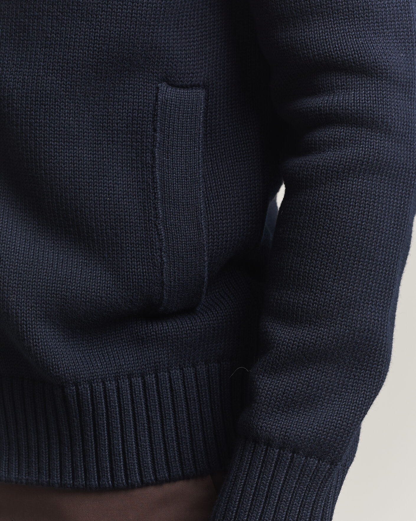 Men | Sweaters & Knitwear | Zanone | Soft Cotton Chioto Cardigan Navy