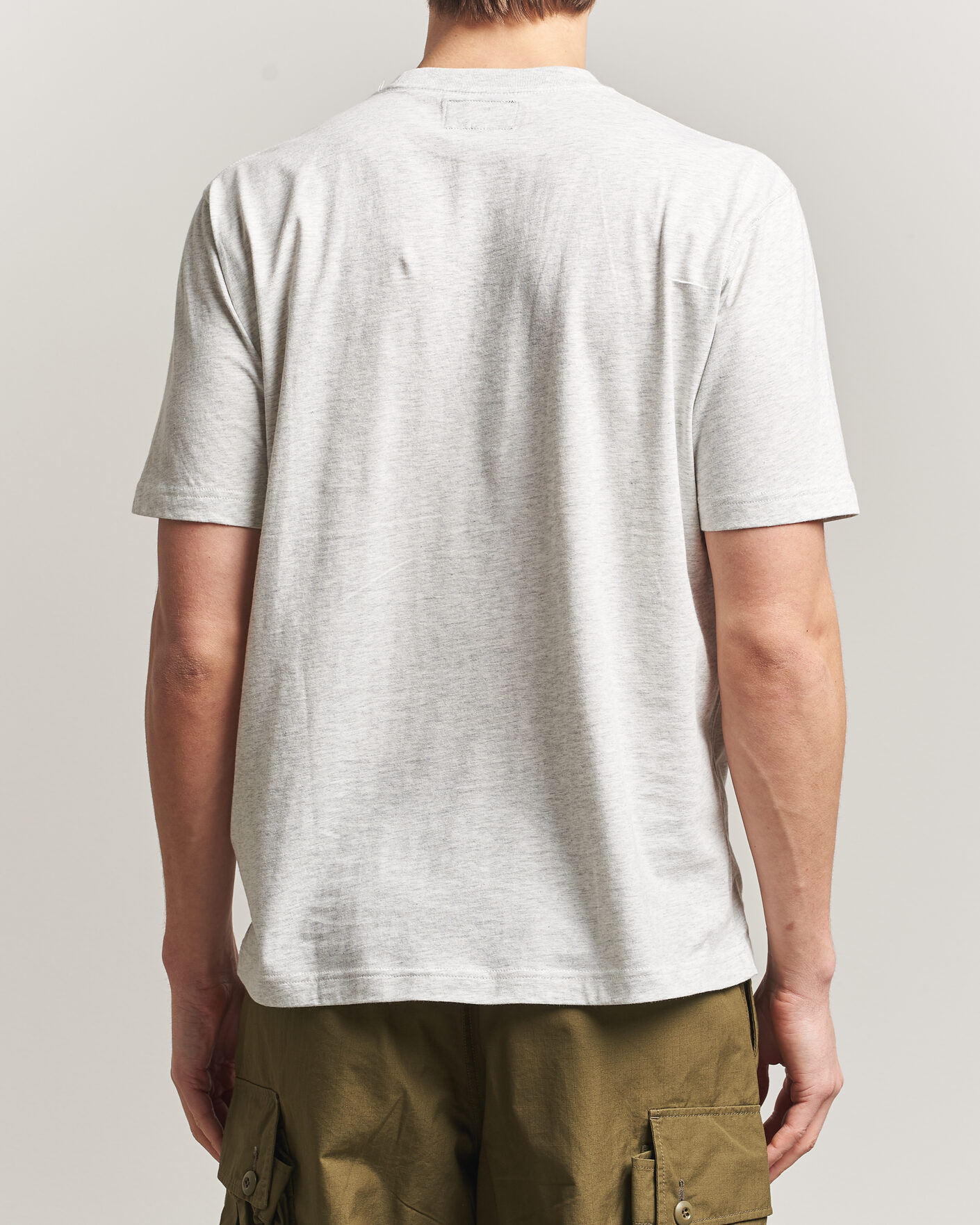 Men | T-Shirts | BEAMS PLUS | Pocket Tee Ash Grey