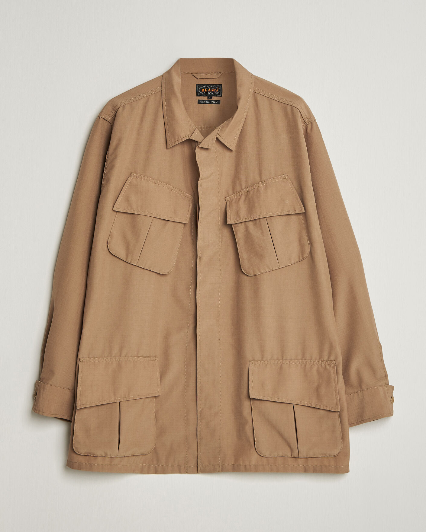 Men | Coats & Jackets | BEAMS PLUS | MIL Fatigue Jacket Khaki