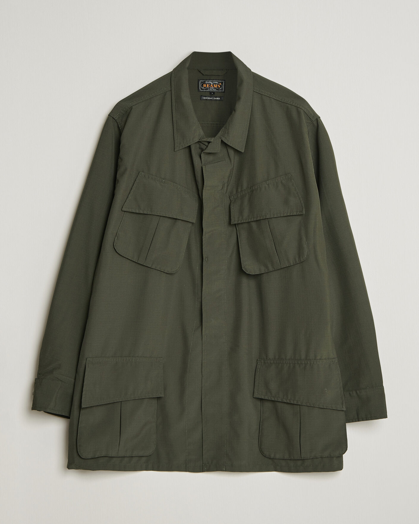 Men | Coats & Jackets | BEAMS PLUS | MIL Fatigue Jacket Olive