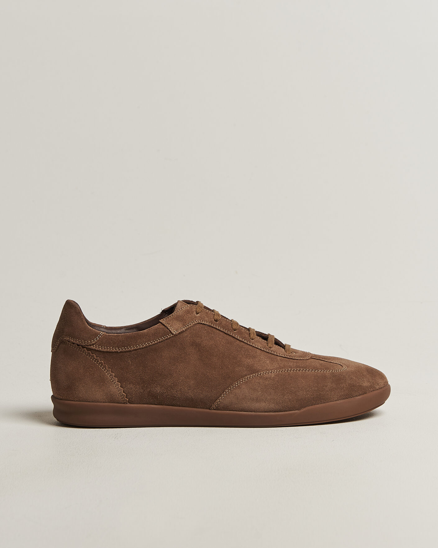Men | Sneakers | Loake Shoemakers | Mayfair Suede Dress Sneaker Flint