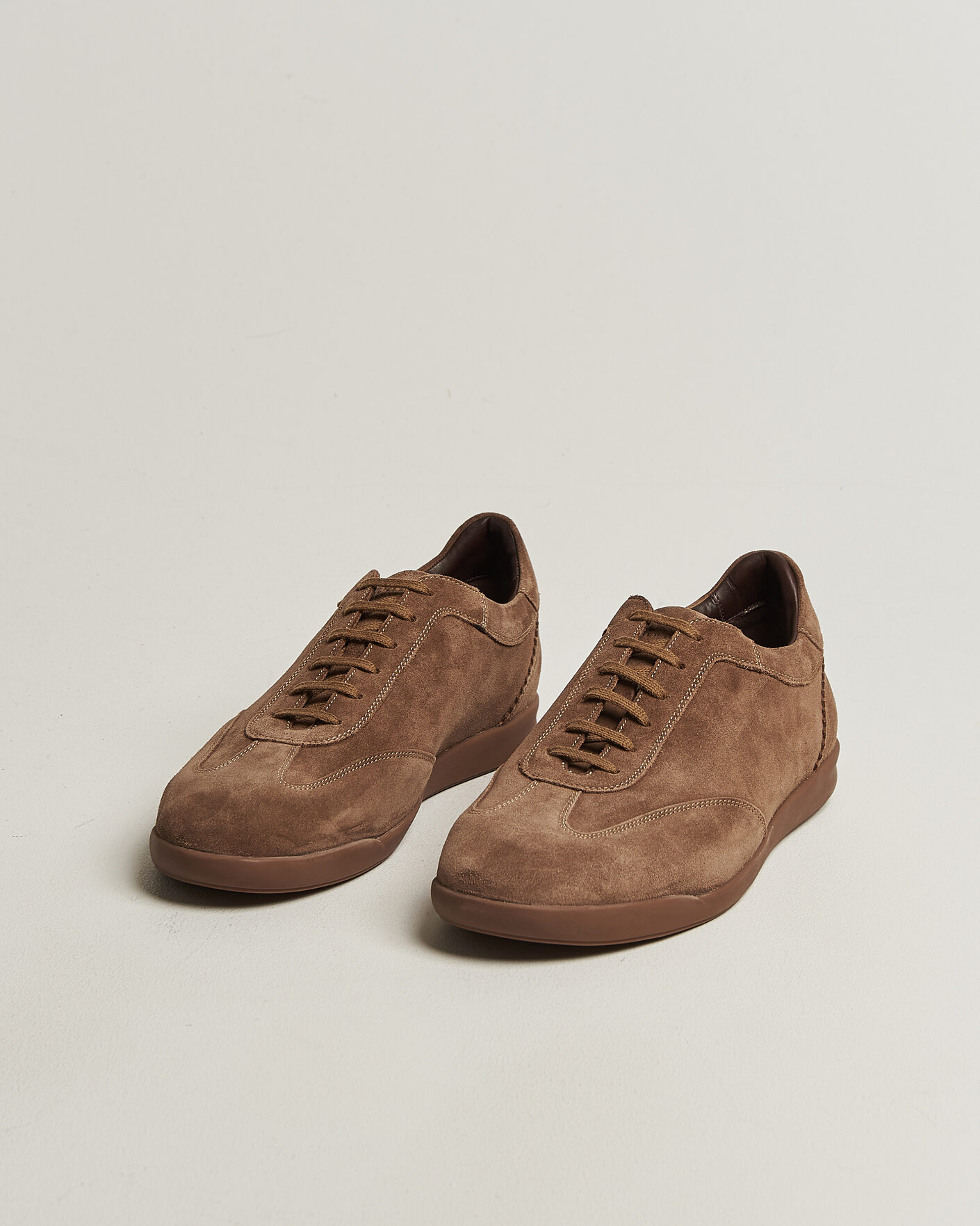 Men | Sneakers | Loake Shoemakers | Mayfair Suede Dress Sneaker Flint