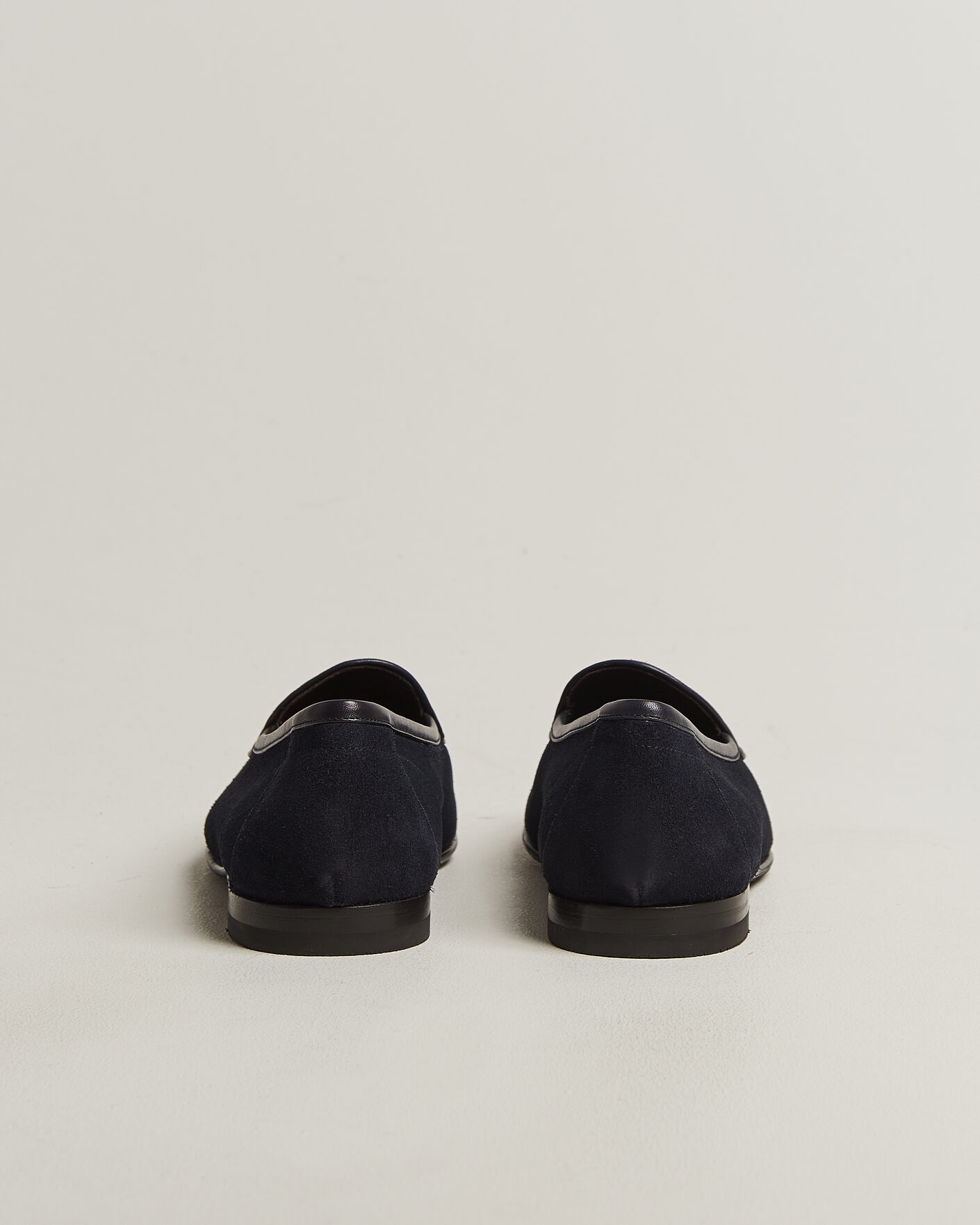 Men | Loafers | Loake 1880 | Belgrave Suede Belgian Loafer Navy