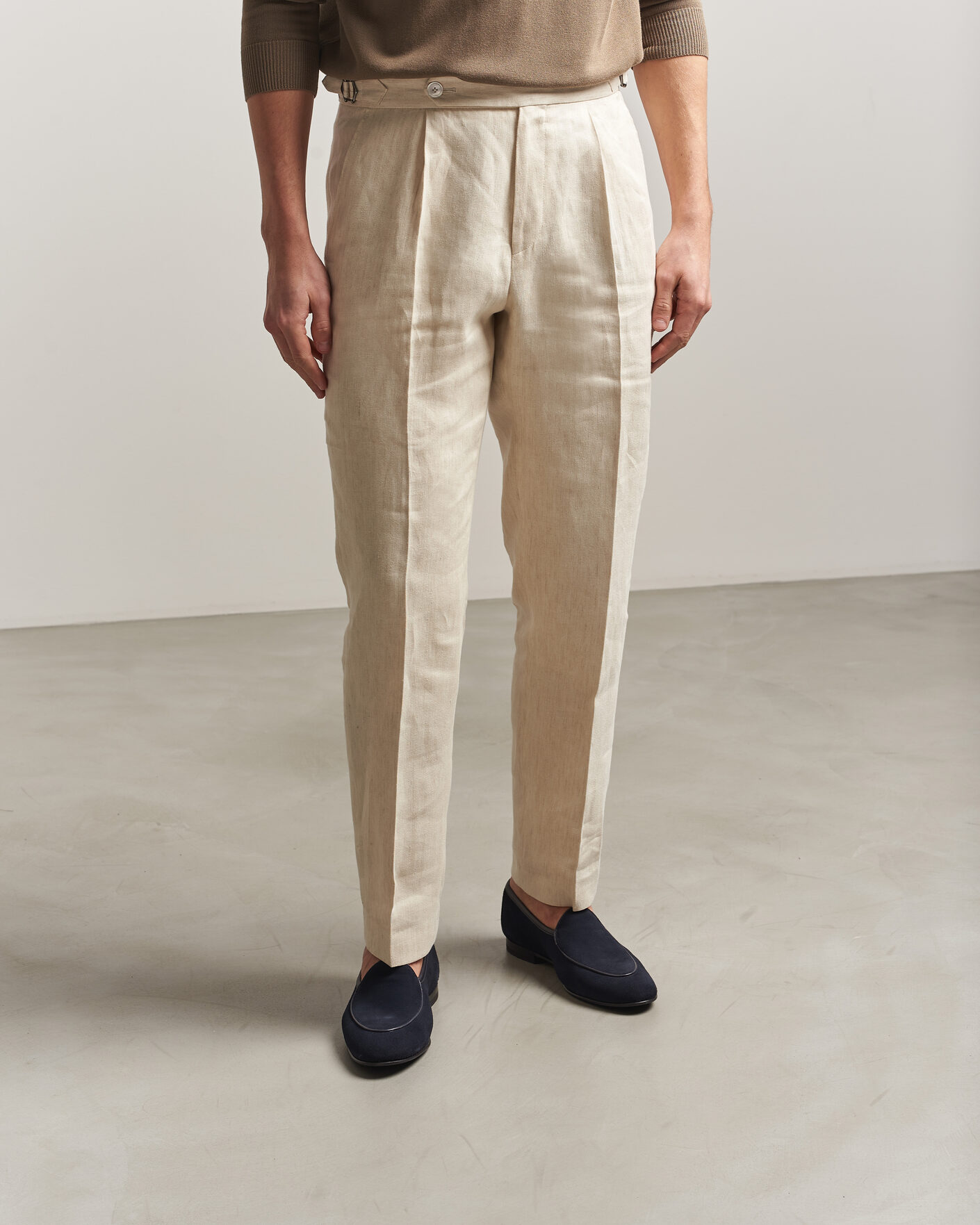 Men | Loafers | Loake 1880 | Belgrave Suede Belgian Loafer Navy