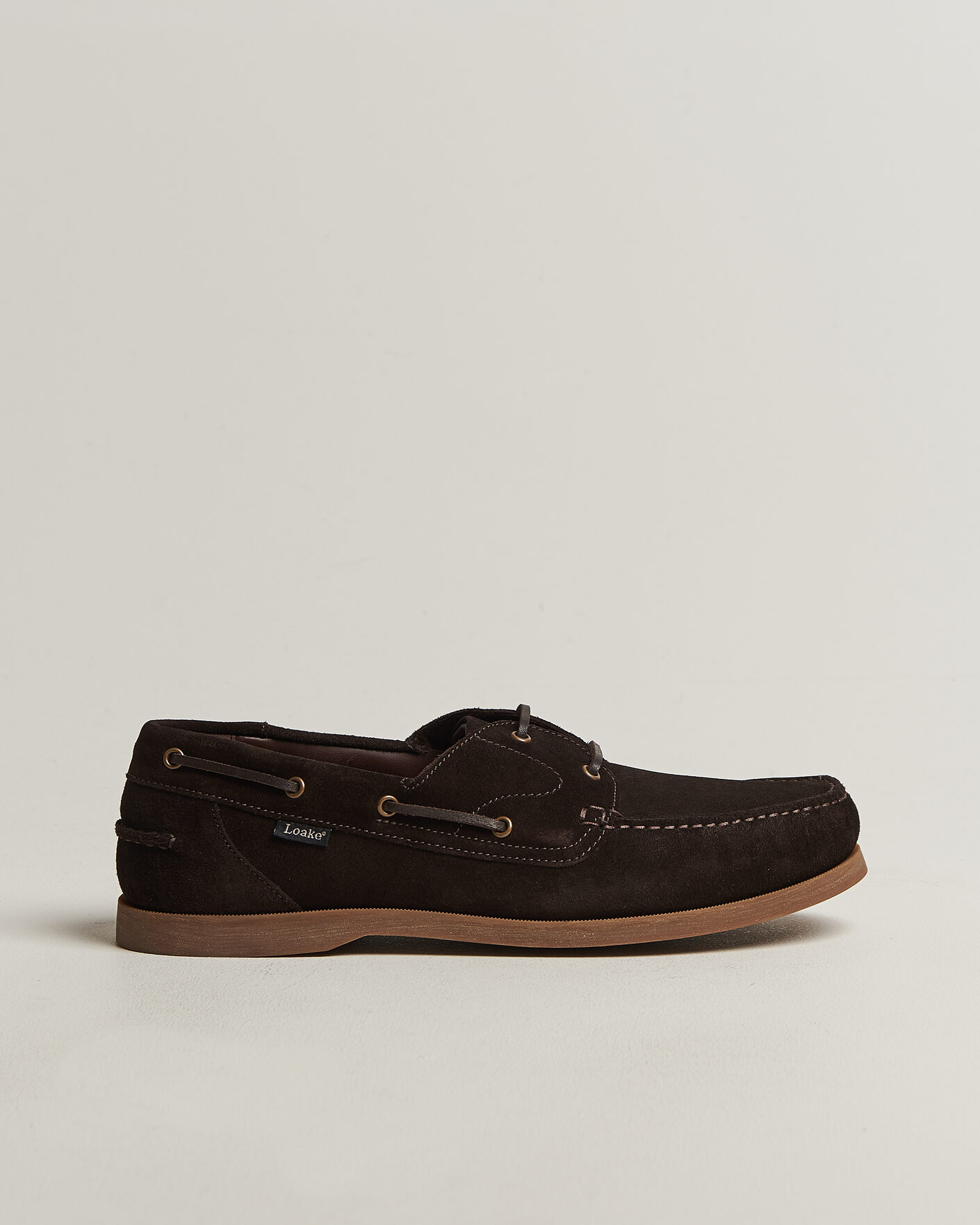 Men | Boat Shoes | Loake 1880 | Padstow Suede Boat Shoe Dark Brown