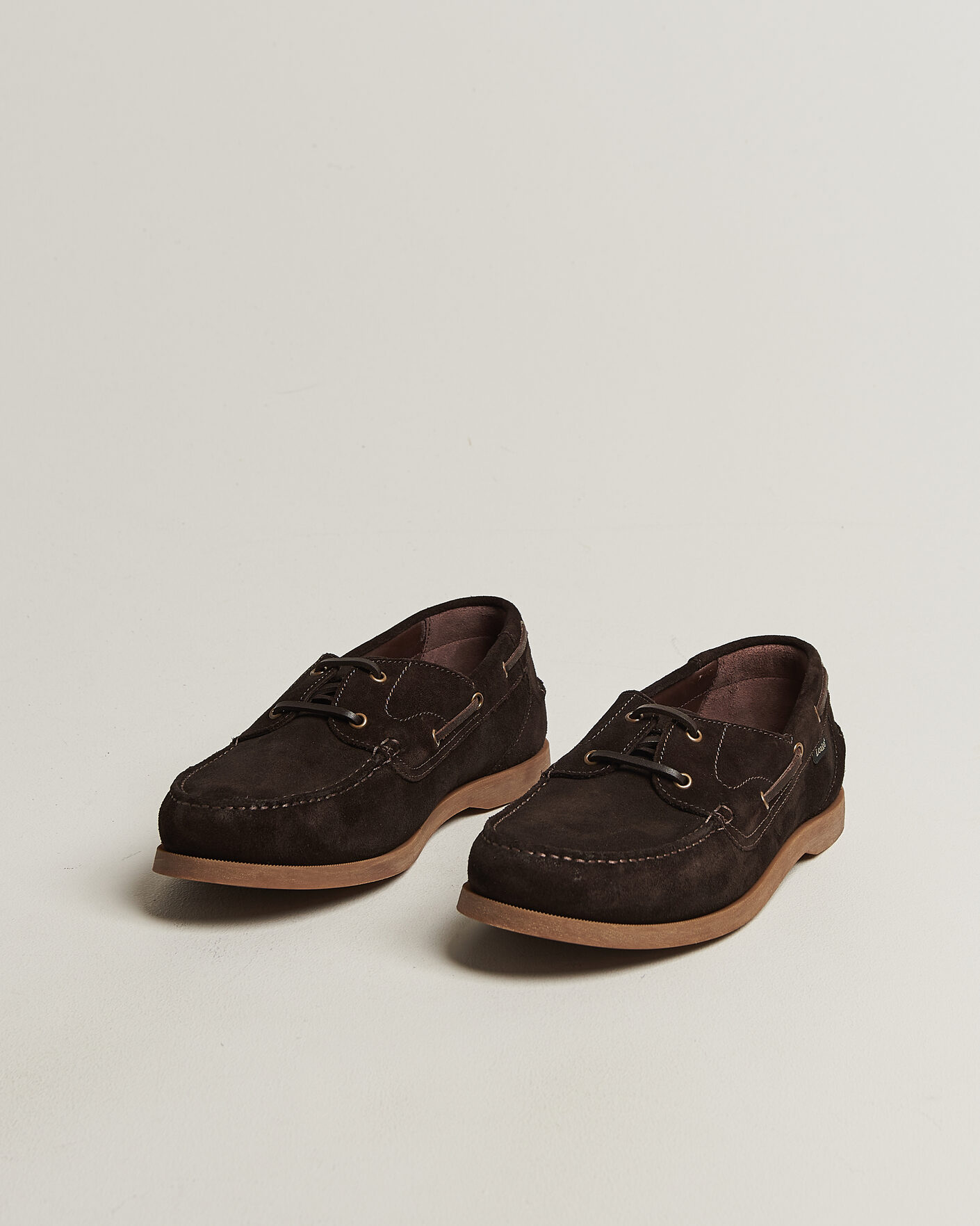 Men | Boat Shoes | Loake 1880 | Padstow Suede Boat Shoe Dark Brown