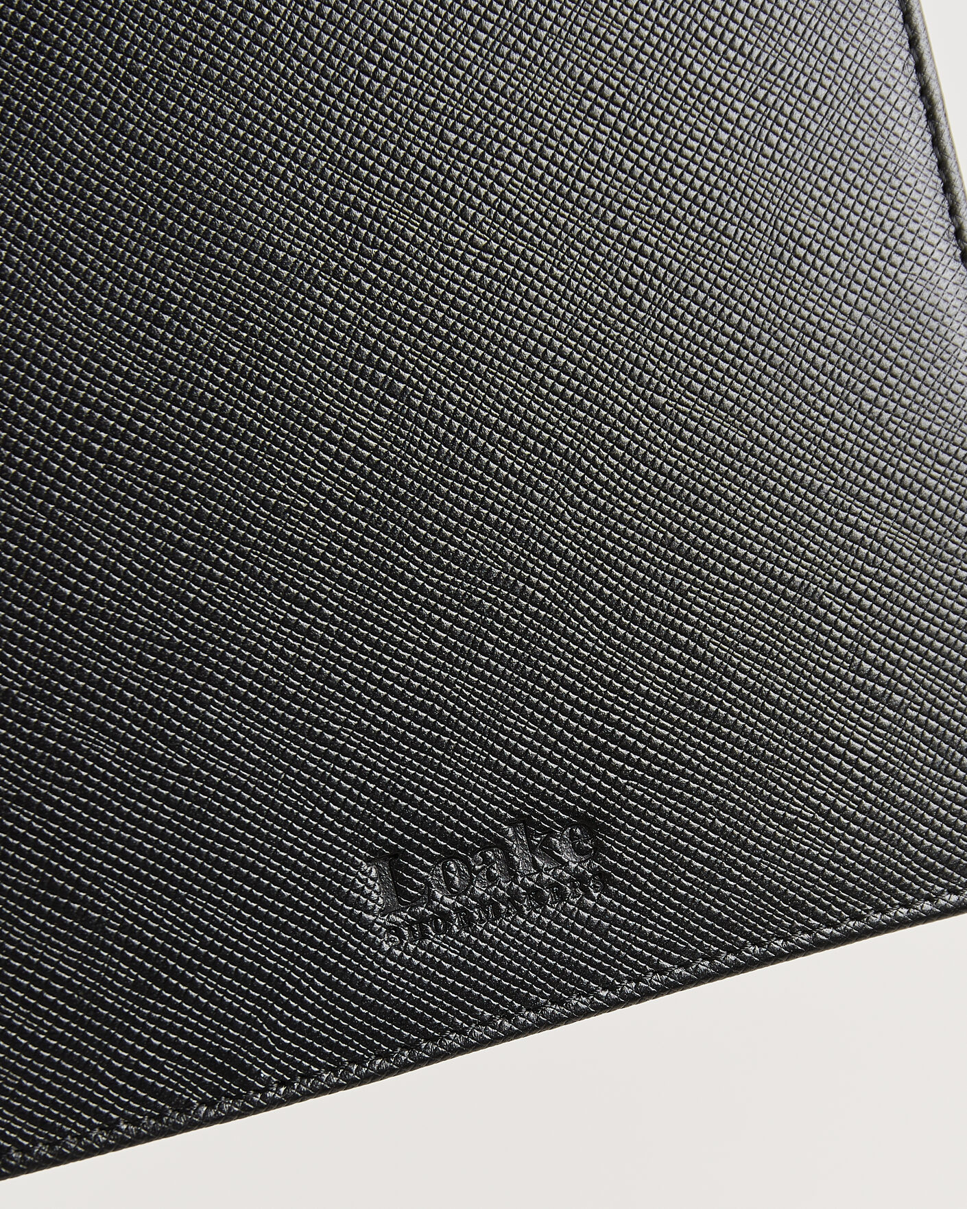 Men | Notebooks | Loake Shoemakers | Savoy Grain Leather Notebook Black