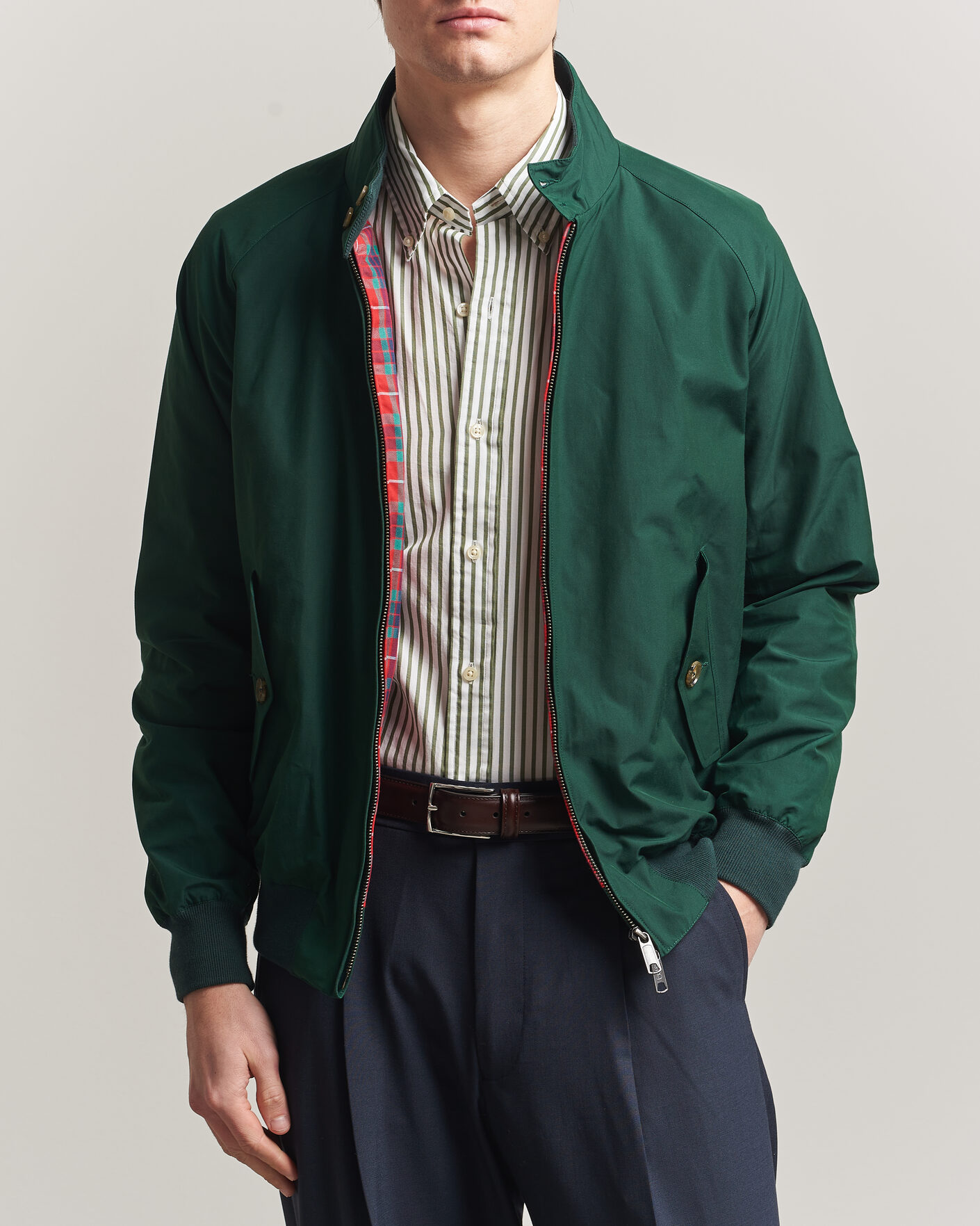 Men | Coats & Jackets | Baracuta | G9 Original Harrington Jacket Racing Green