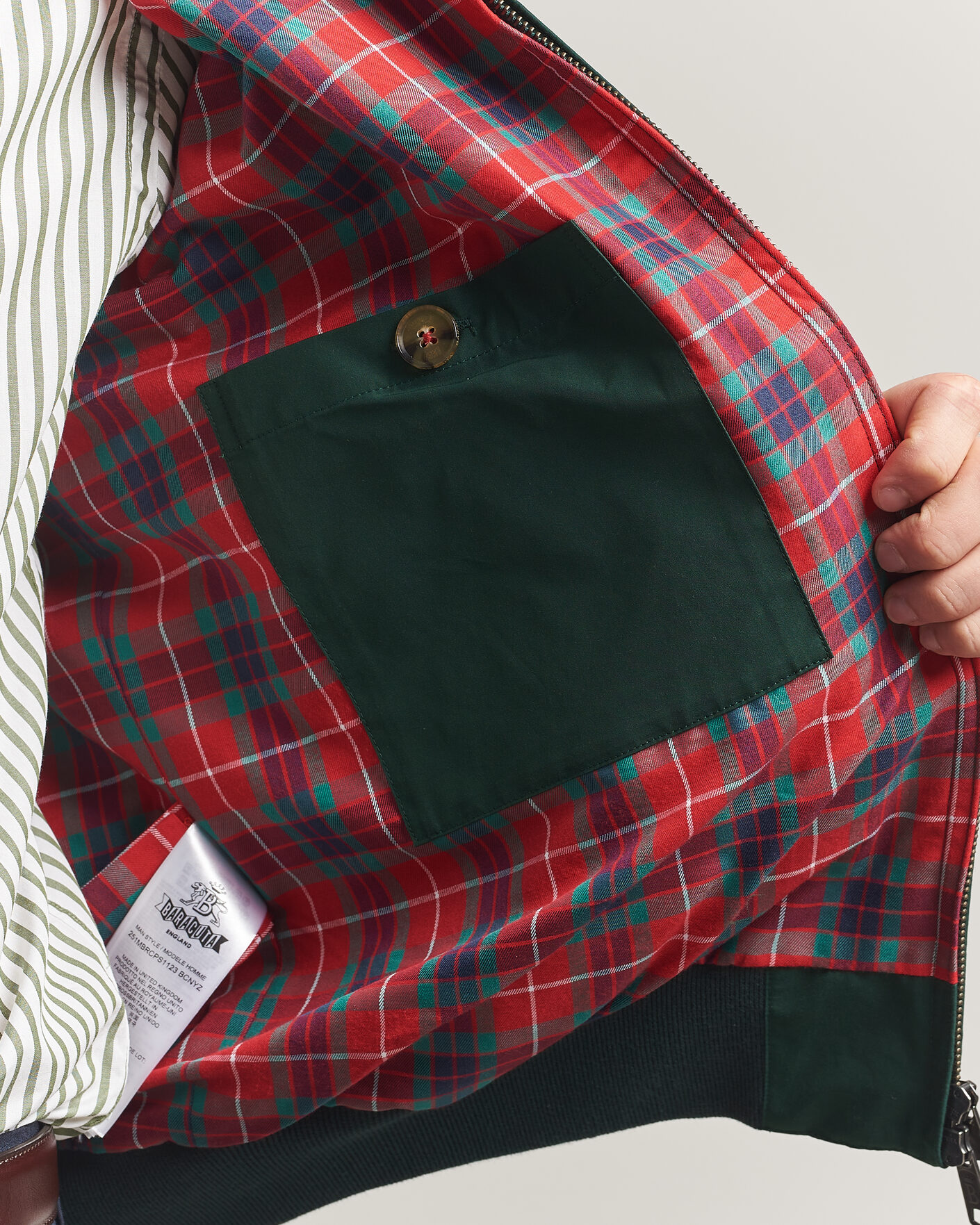 Men | Coats & Jackets | Baracuta | G9 Original Harrington Jacket Racing Green