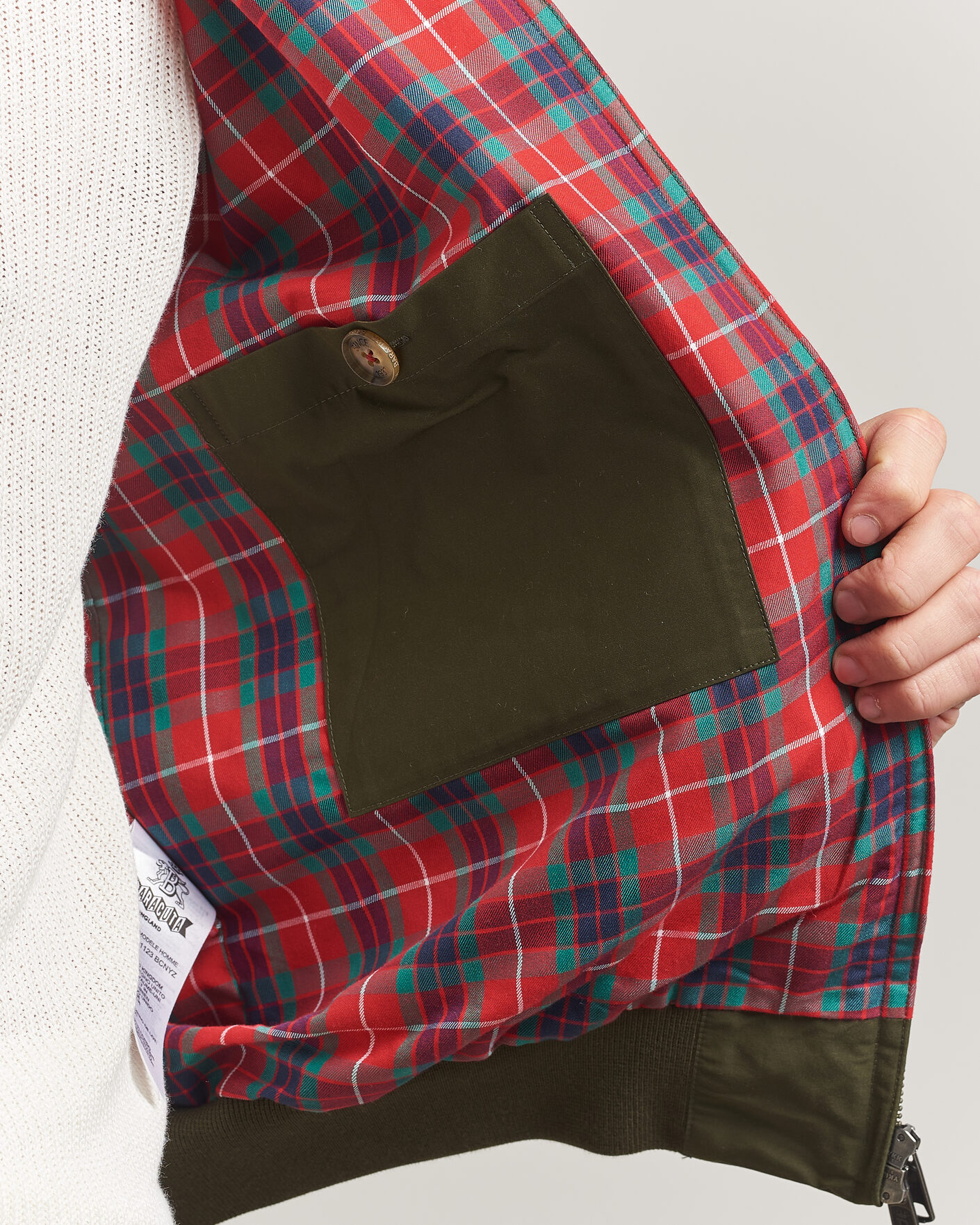 Men | Coats & Jackets | Baracuta | G9 Original Harrington Jacket Beech