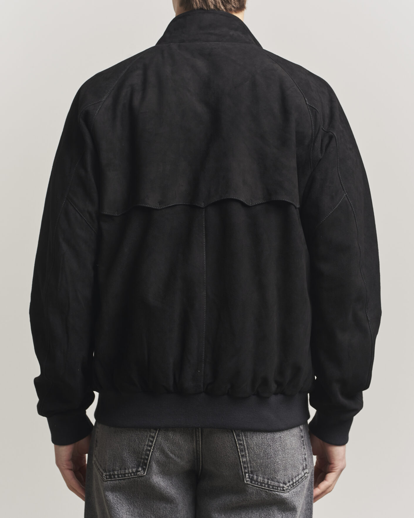 Men | Coats & Jackets | Baracuta | G9 Suede Jacket Black