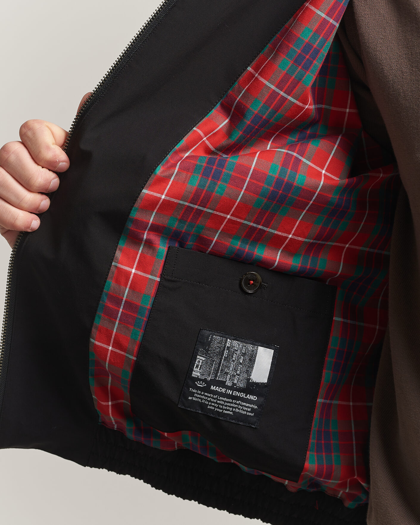 Men | Coats & Jackets | Baracuta | G18 Original Cloth Jacket Black