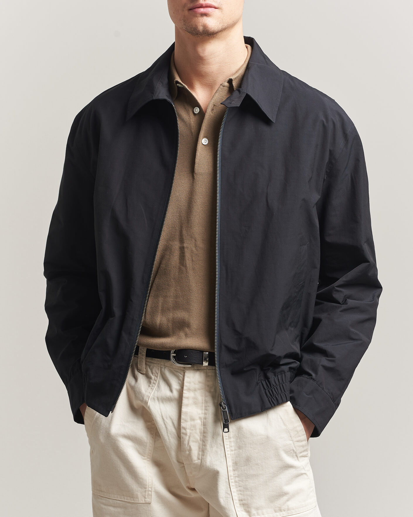 Men | Coats & Jackets | Baracuta | G18 Original Cloth Jacket Dark Navy