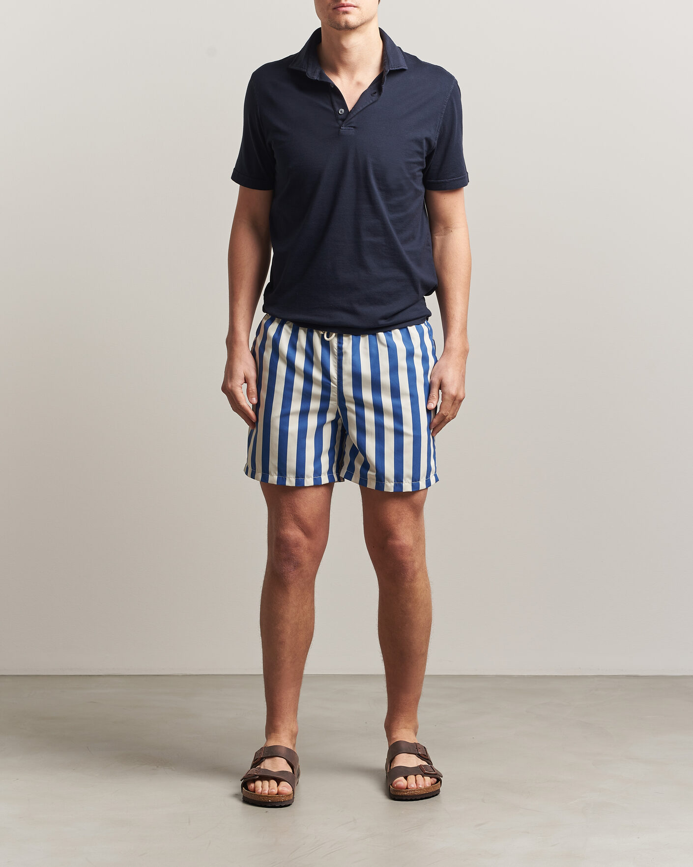 Men | Swimwear | Ripa Ripa | Paraggi Striped Swimshorts Blue