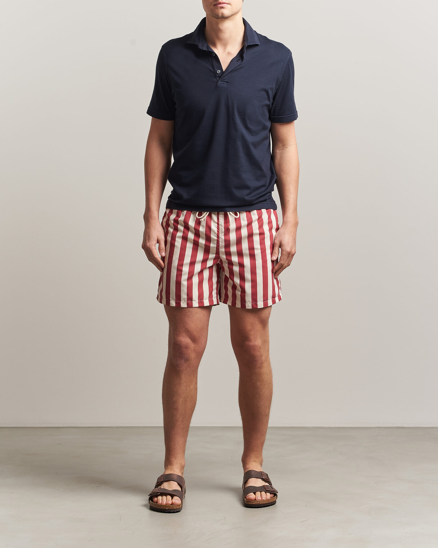 Men | Ripa Ripa Paraggi Striped Swimshorts Red | Ripa Ripa | Paraggi Striped Swimshorts Red