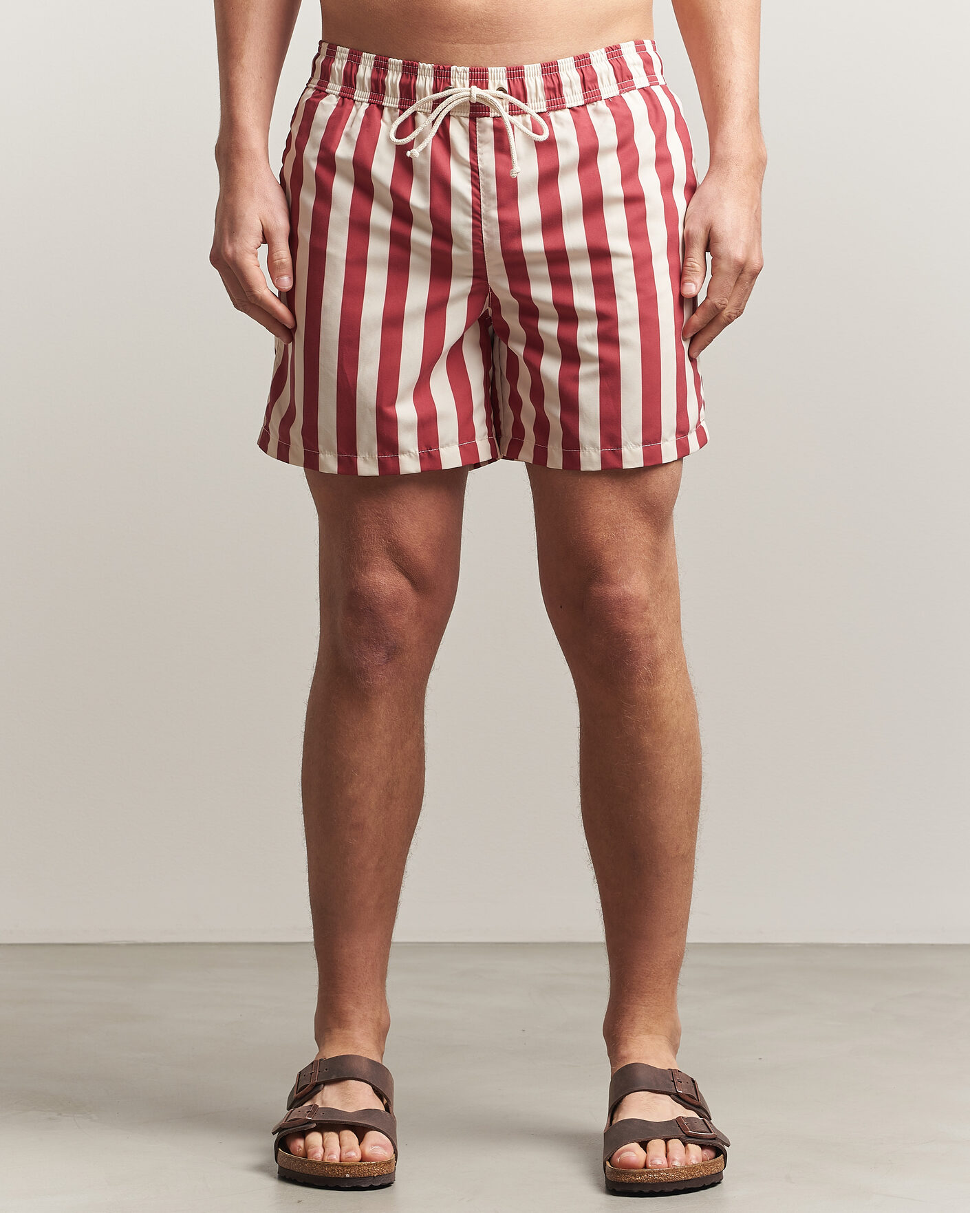 Men | Swimwear | Ripa Ripa | Paraggi Striped Swimshorts Red