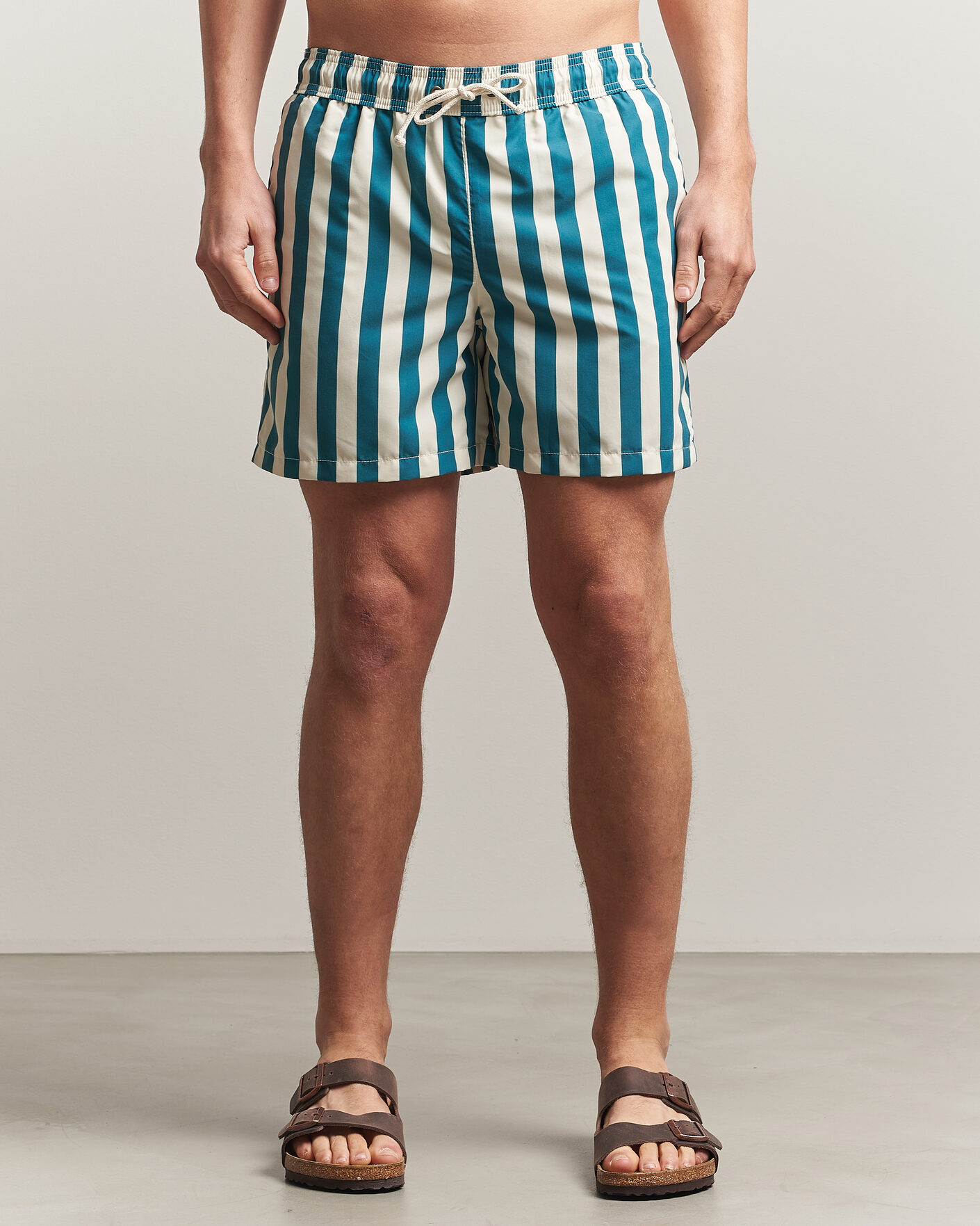 Men | Swimwear | Ripa Ripa | Paraggi Striped Swimshorts Green