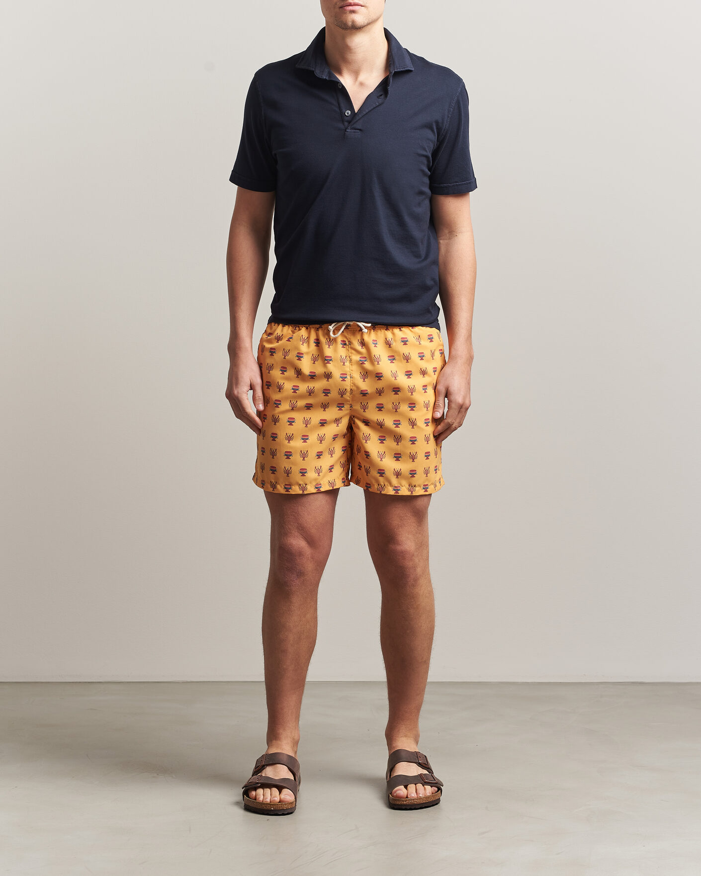 Men | Swimwear | Ripa Ripa | Printed Swimshorts Yellow