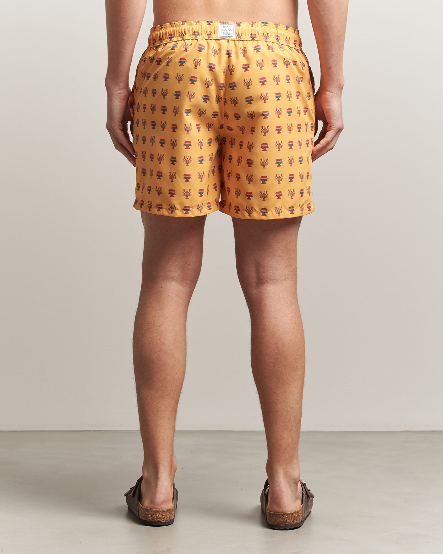 Men | Swimwear | Ripa Ripa | Printed Swimshorts Yellow
