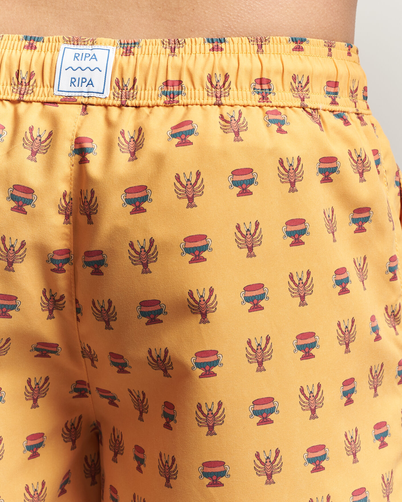 Men | Swimwear | Ripa Ripa | Printed Swimshorts Yellow