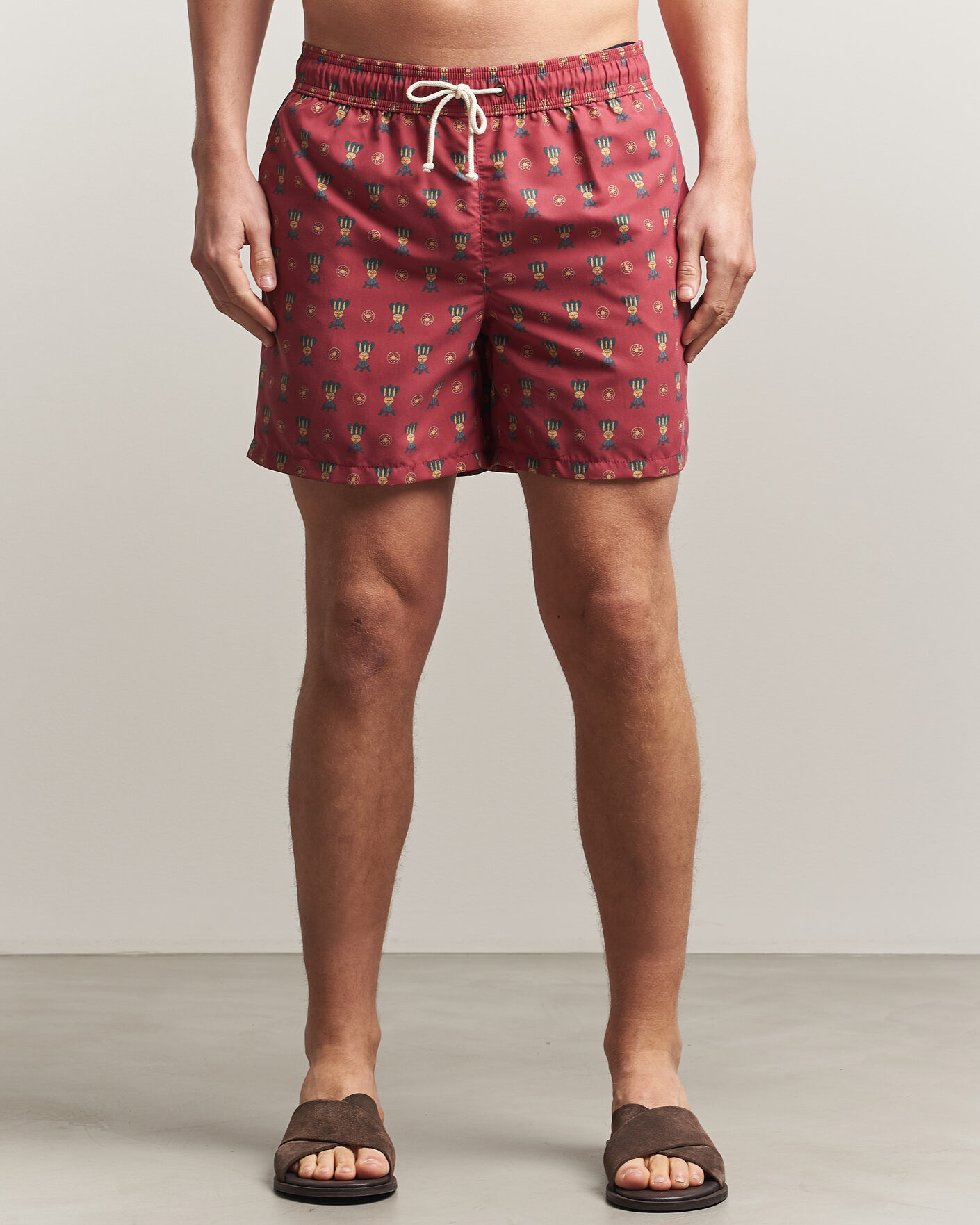 Men | Swimwear | Ripa Ripa | Printed Swimshorts Red