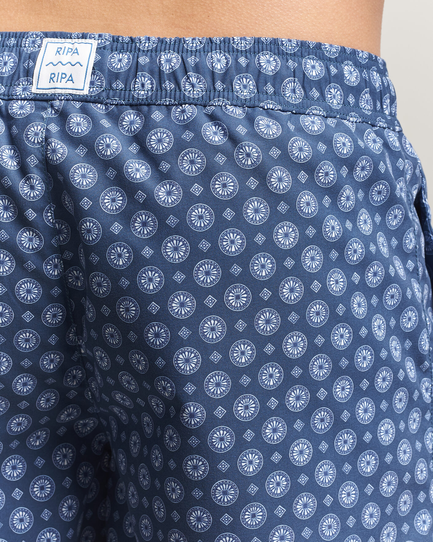 Men | Swimwear | Ripa Ripa | Printed Swimshorts Dark Blue