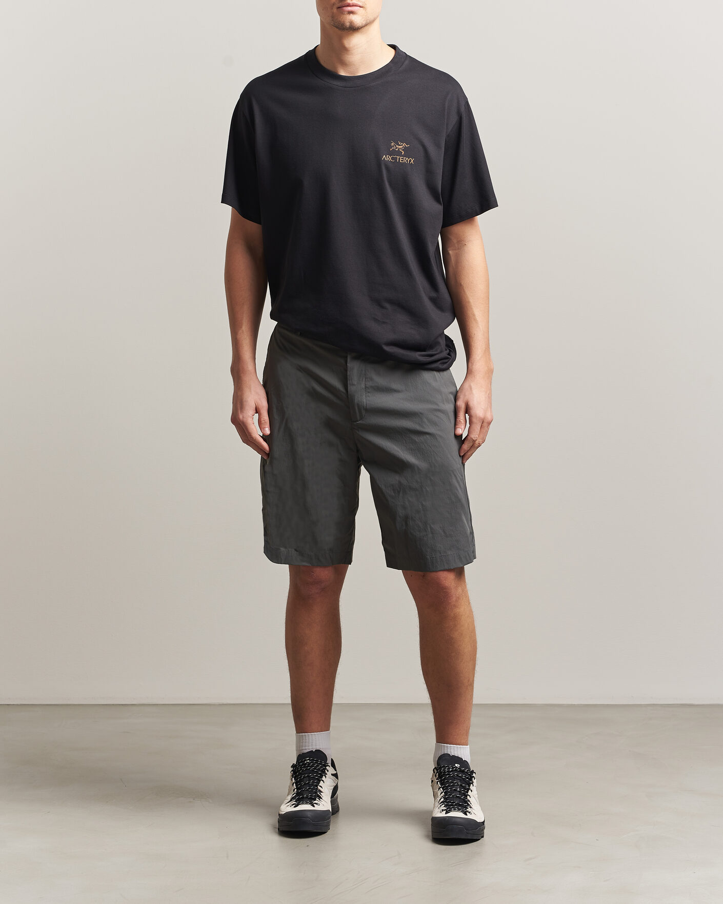 Men | T-Shirts | Arc'teryx | Kragg Cotton Bird Word T-Shirt Black