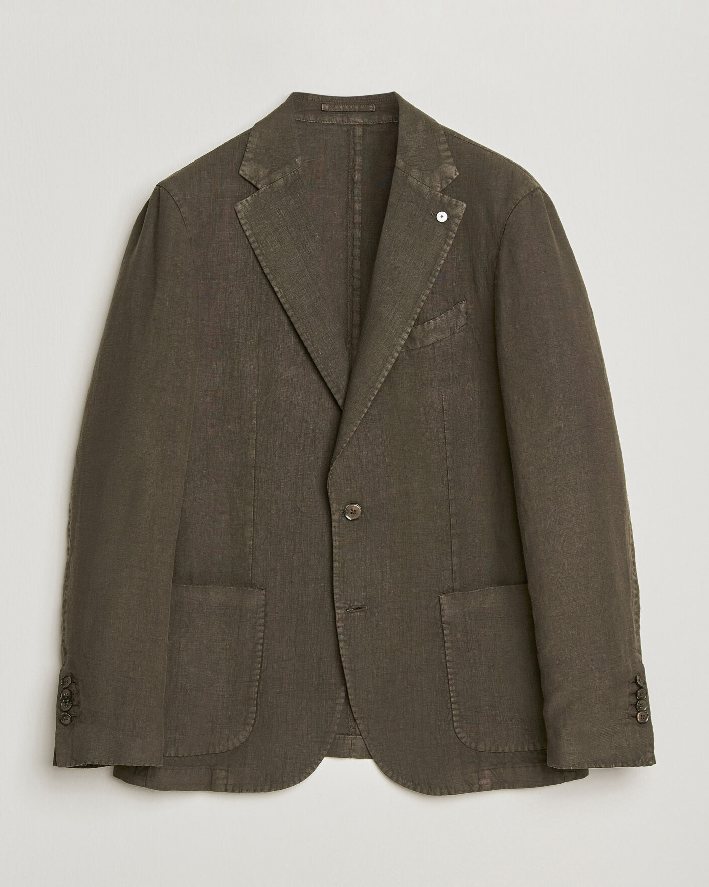 Men | Blazers | L.B.M. 1911 | Jack Regular Fit Linen Blazer Brown