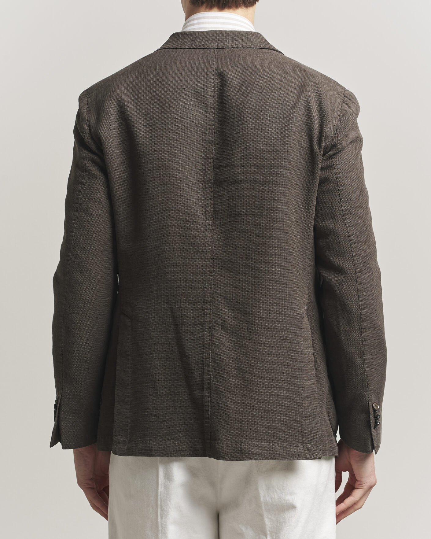 Men | Blazers | L.B.M. 1911 | Jack Regular Fit Structured Cotton Blazer Brown
