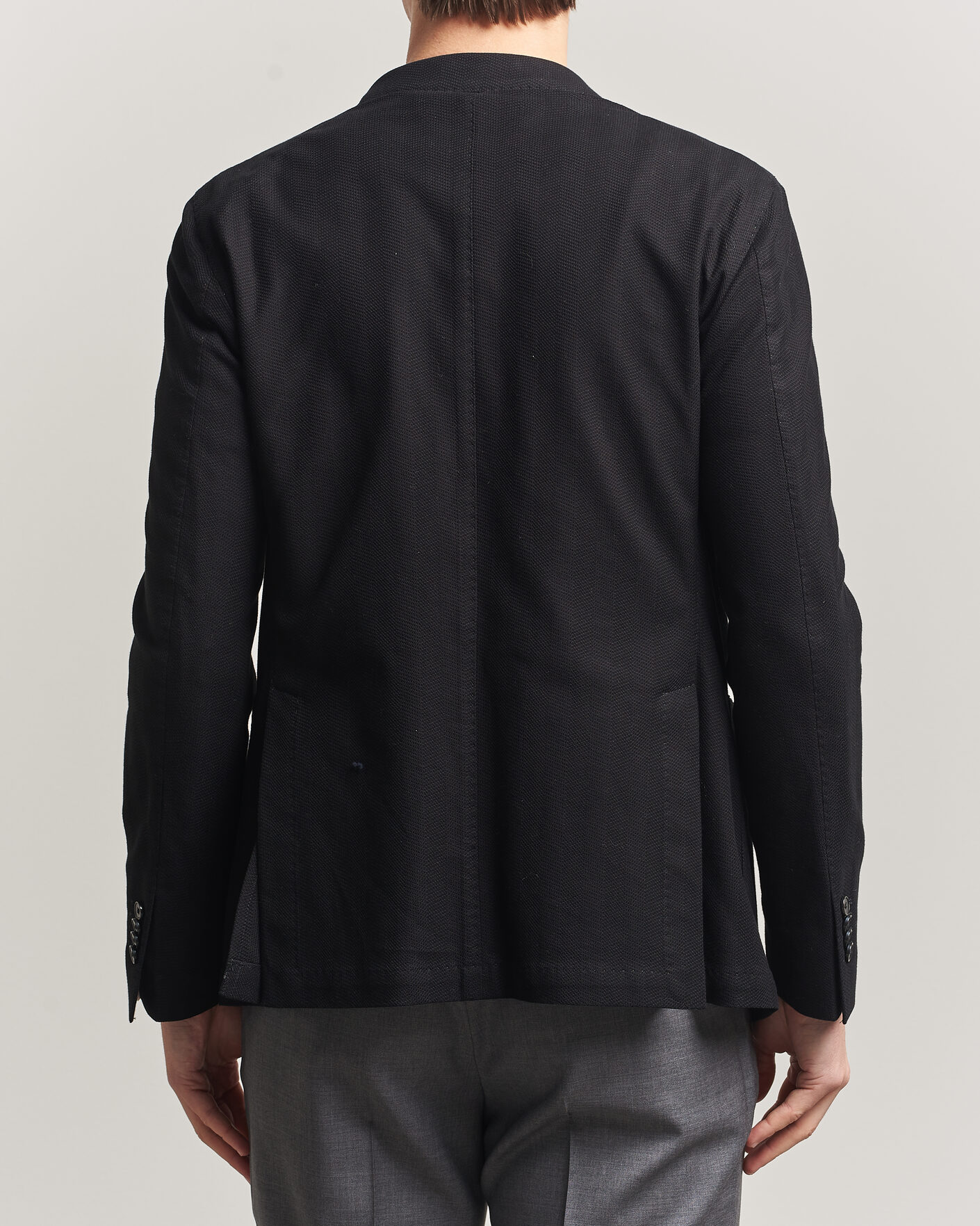 Men | Blazers | L.B.M. 1911 | Jack Herringbone Cotton Blazer Black