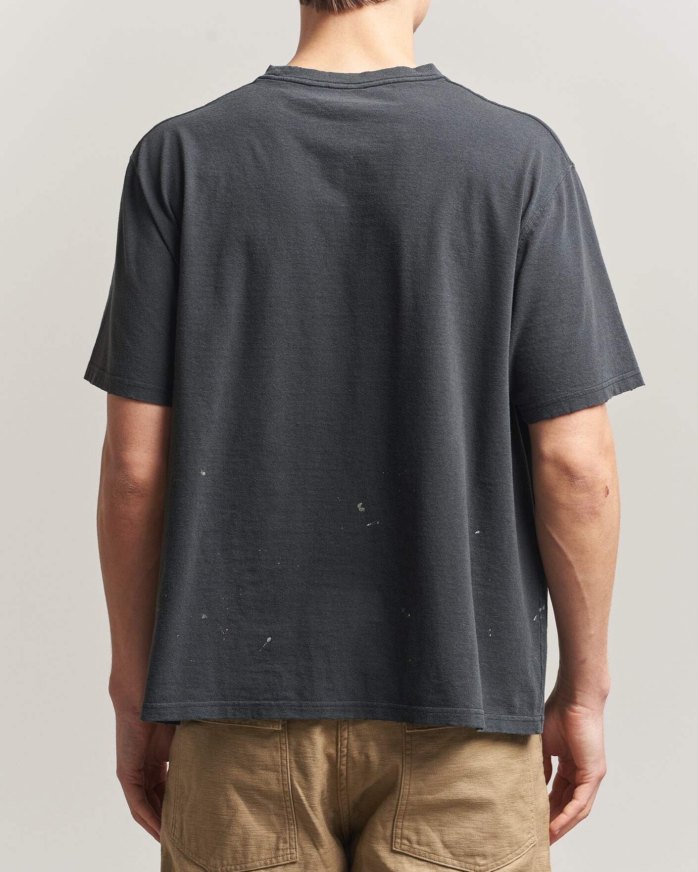 Men | T-Shirts | orSlow | Vintage Hawaiian Print T-Shirt Black