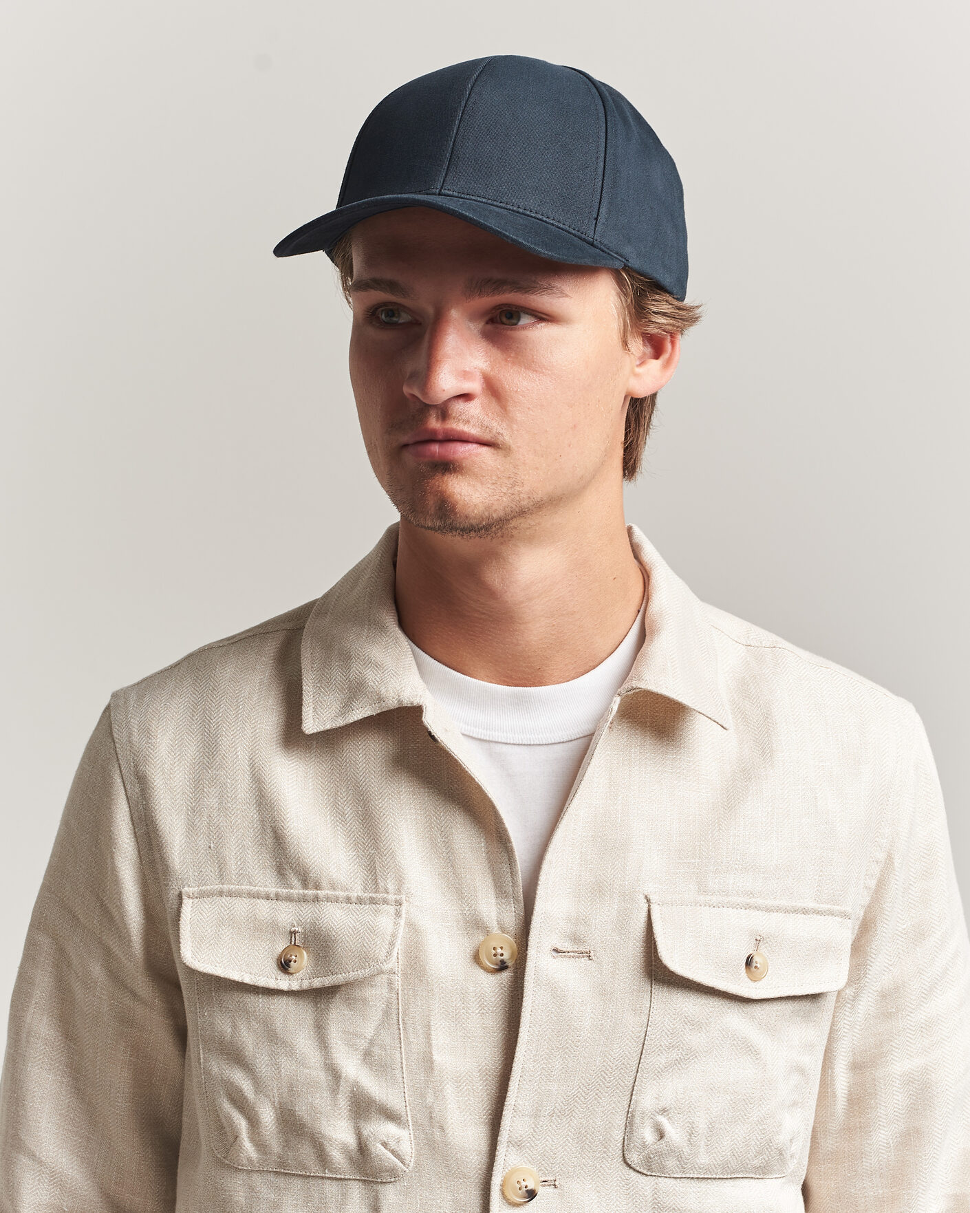 Men | Hats & Caps | Varsity Headwear | Cotton Twill Baseball Cap Black