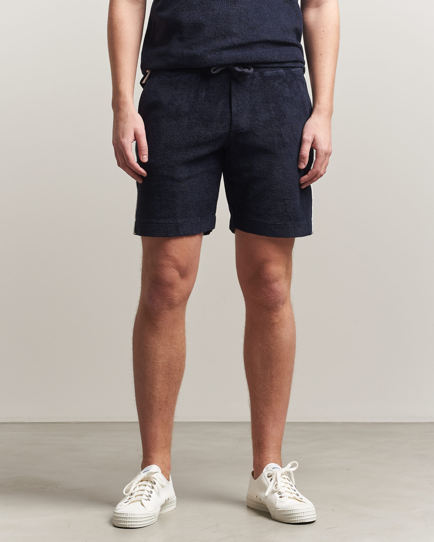 Men | Shorts | Orlebar Brown | Trevone Towelling Shorts Night Iris