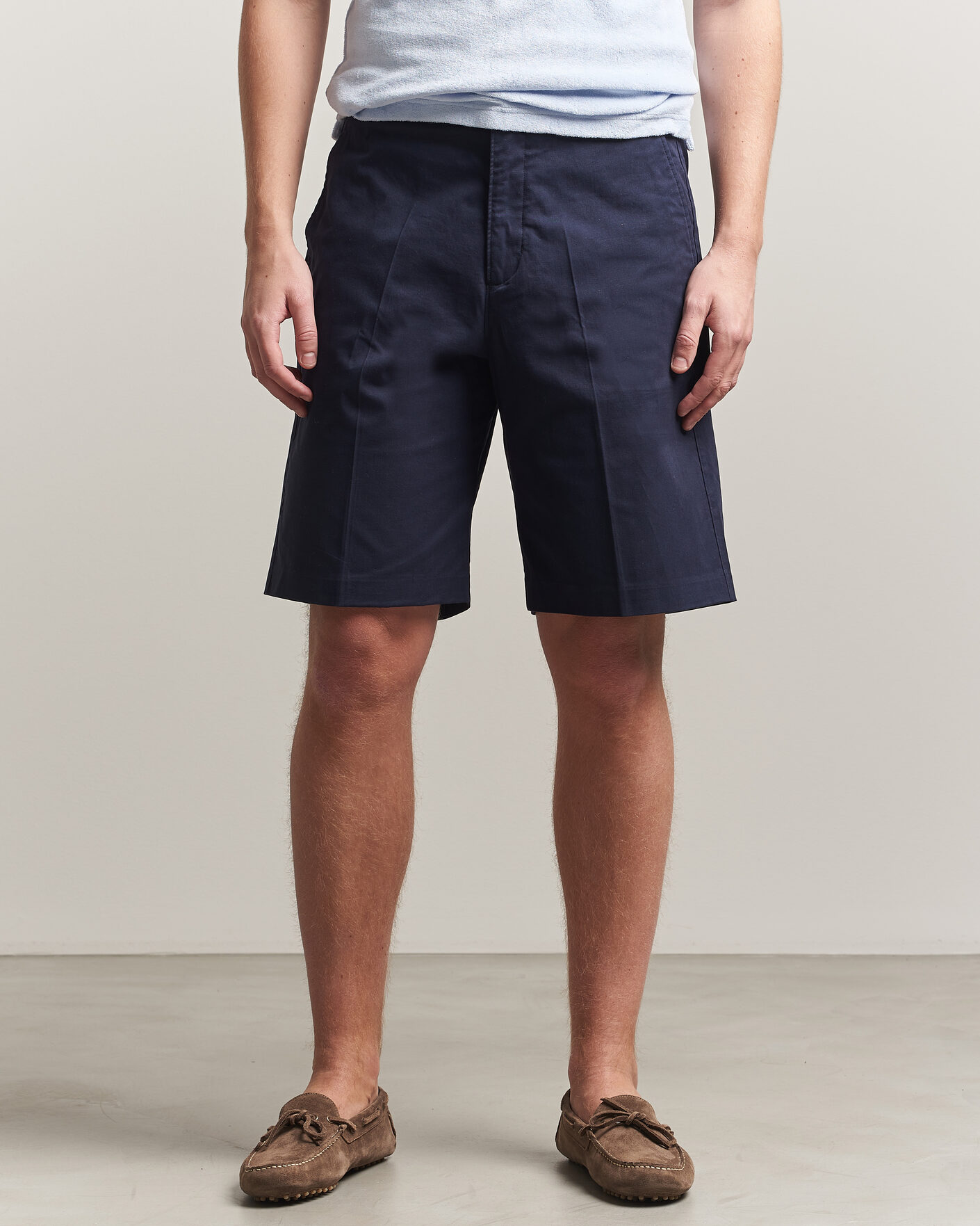 Men | Shorts | Orlebar Brown | Laurent Cotton Shorts Night Iris