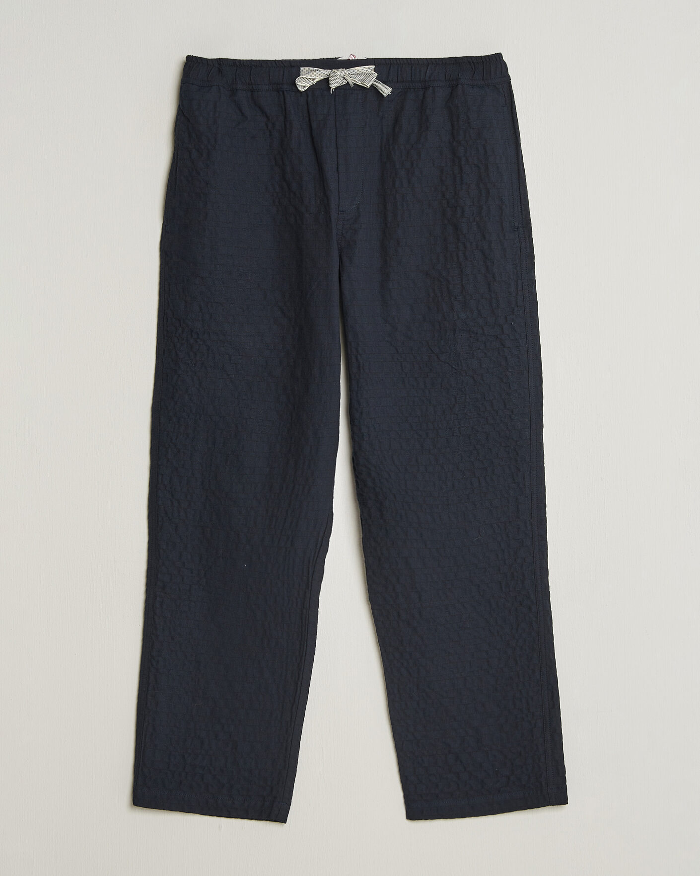 Men | Trousers | Orlebar Brown | Sonoran Sereno Herringbone Trousers Night Iris