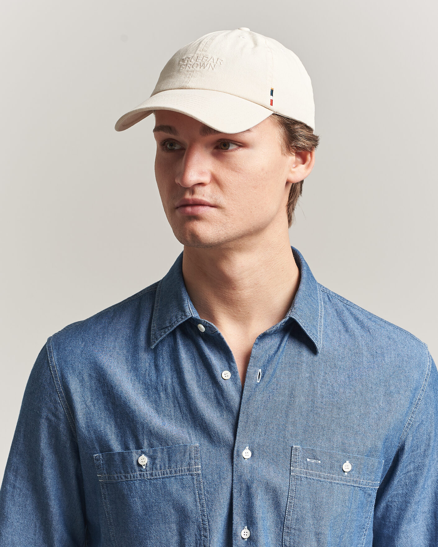 Men | Hats & Caps | Orlebar Brown | Berney Cotton Cap Chai