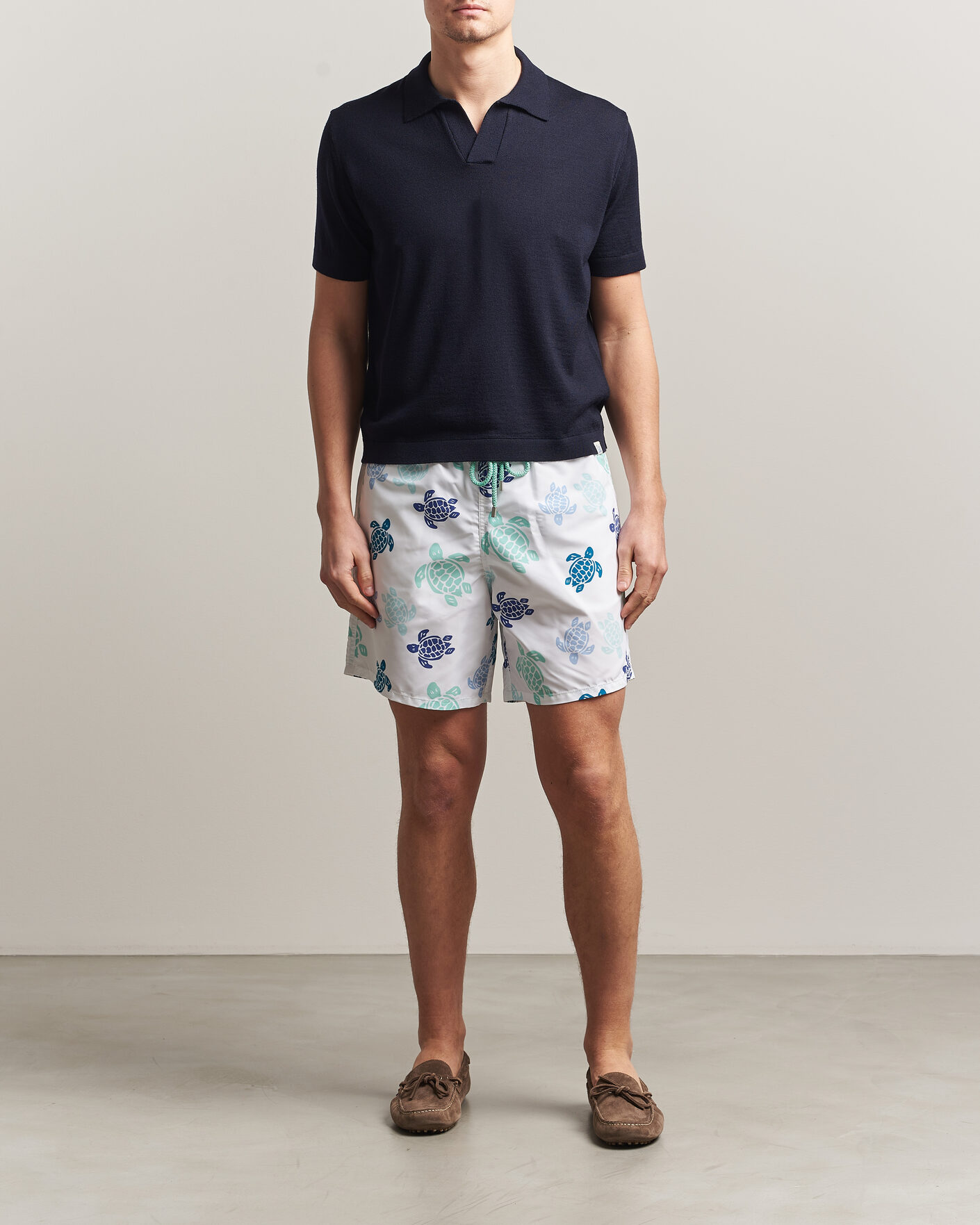 Men | Swimwear | Vilebrequin | Moorea Swimshorts Blanc