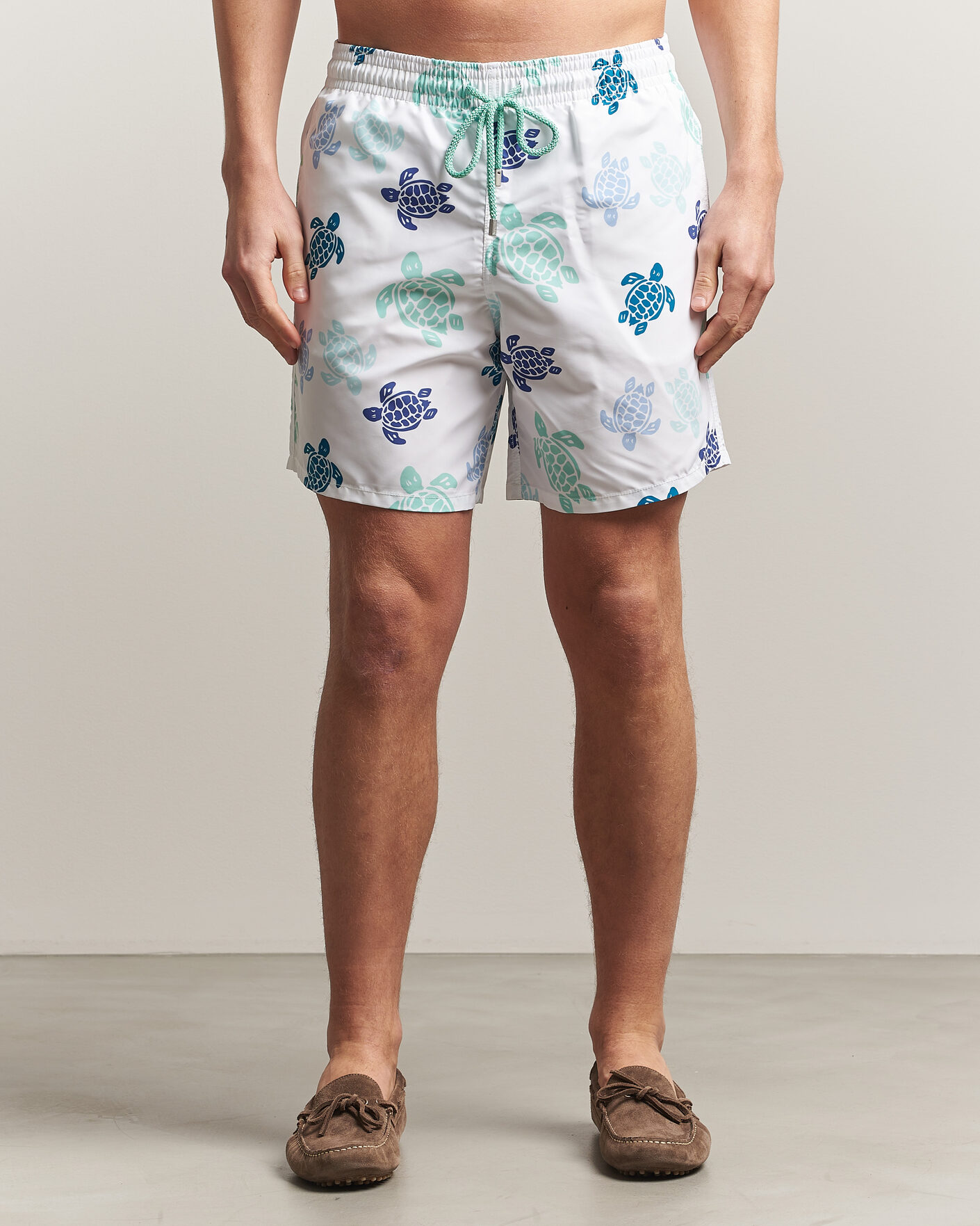 Men | Swimwear | Vilebrequin | Moorea Swimshorts Blanc