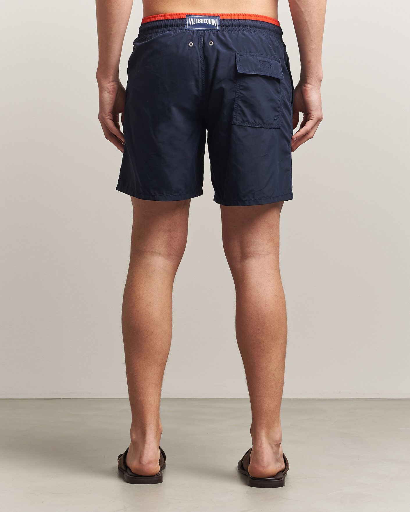 Men | Swimwear | Vilebrequin | Moka Swimshorts Marine/Rouge