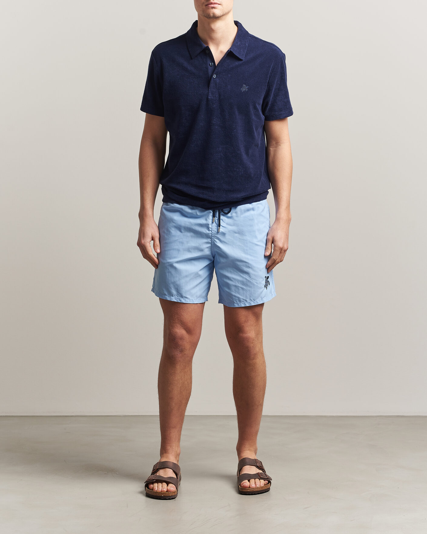 Men | Swimwear | Vilebrequin | Moka Swimshorts Fleur De Lin