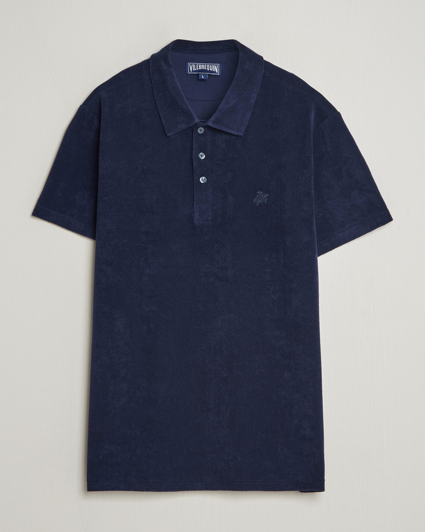 Men | Polo Shirts | Vilebrequin | Pheonix Terry Polo Bleu Marine