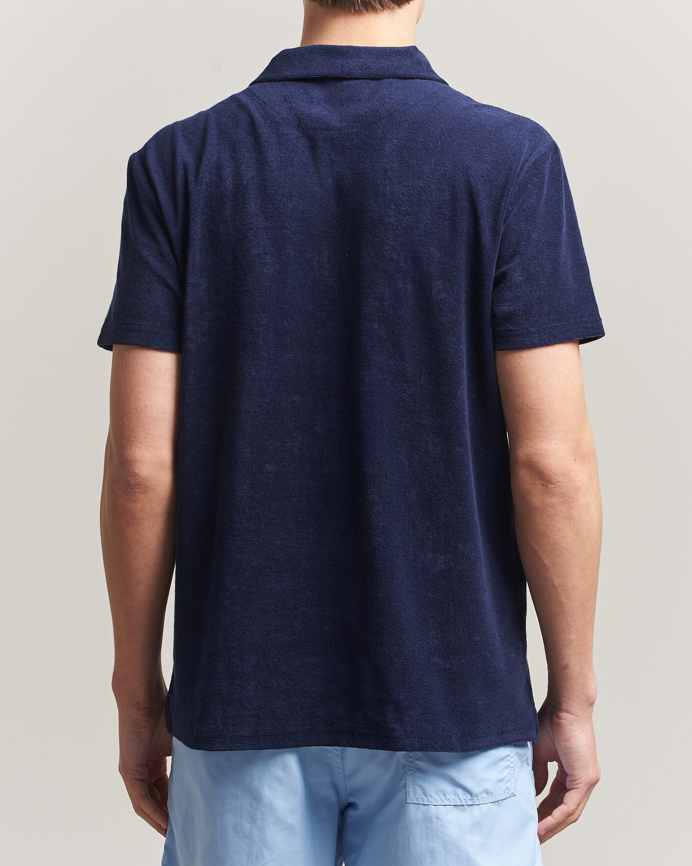 Men | Polo Shirts | Vilebrequin | Pheonix Terry Polo Bleu Marine