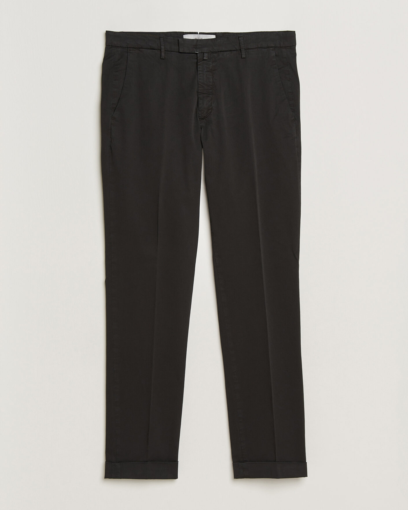 Men | Trousers | Briglia 1949 | Slim Fit Cotton Chinos Black
