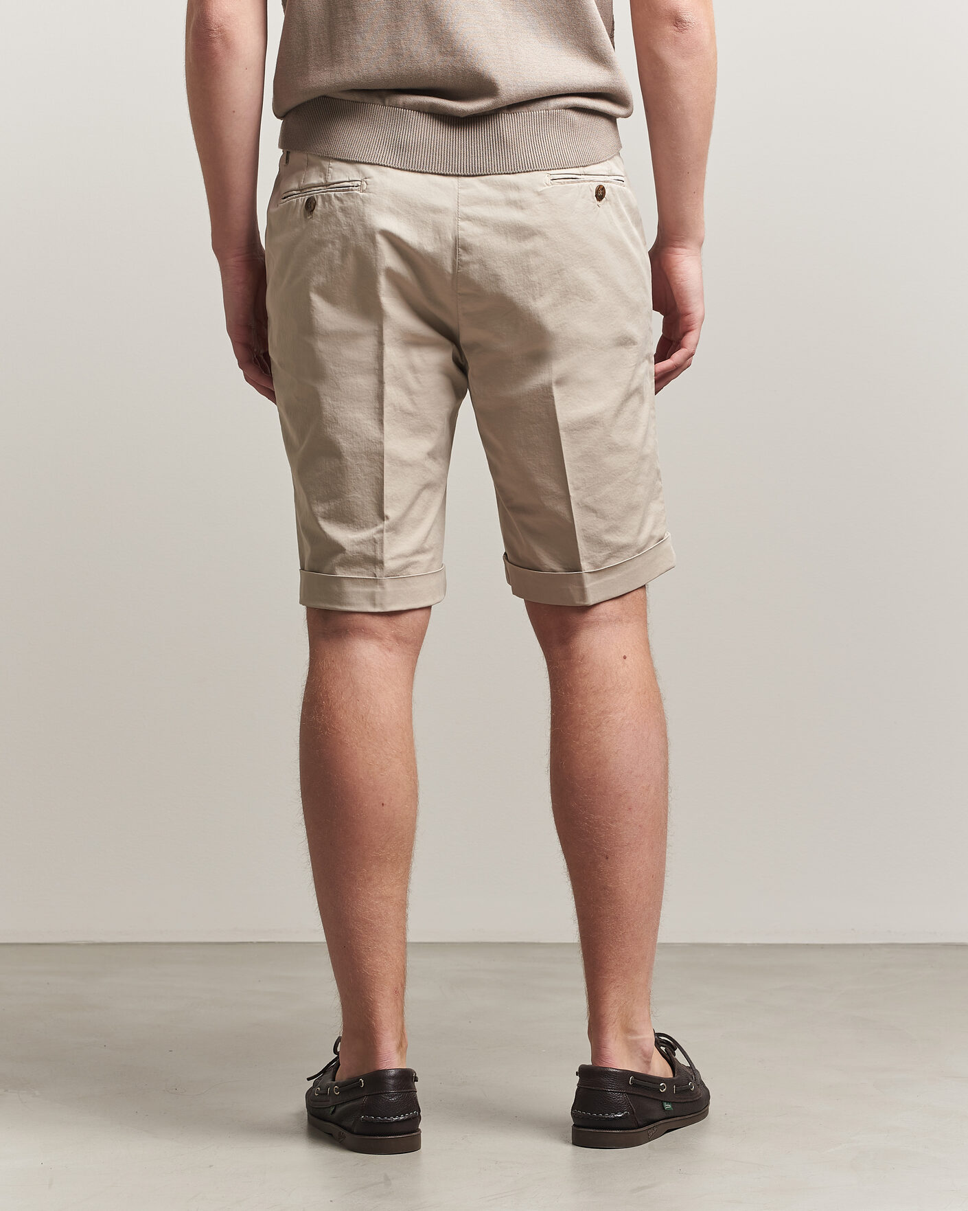 Men | Shorts | Briglia 1949 | Cotton Stretch Shorts Beige