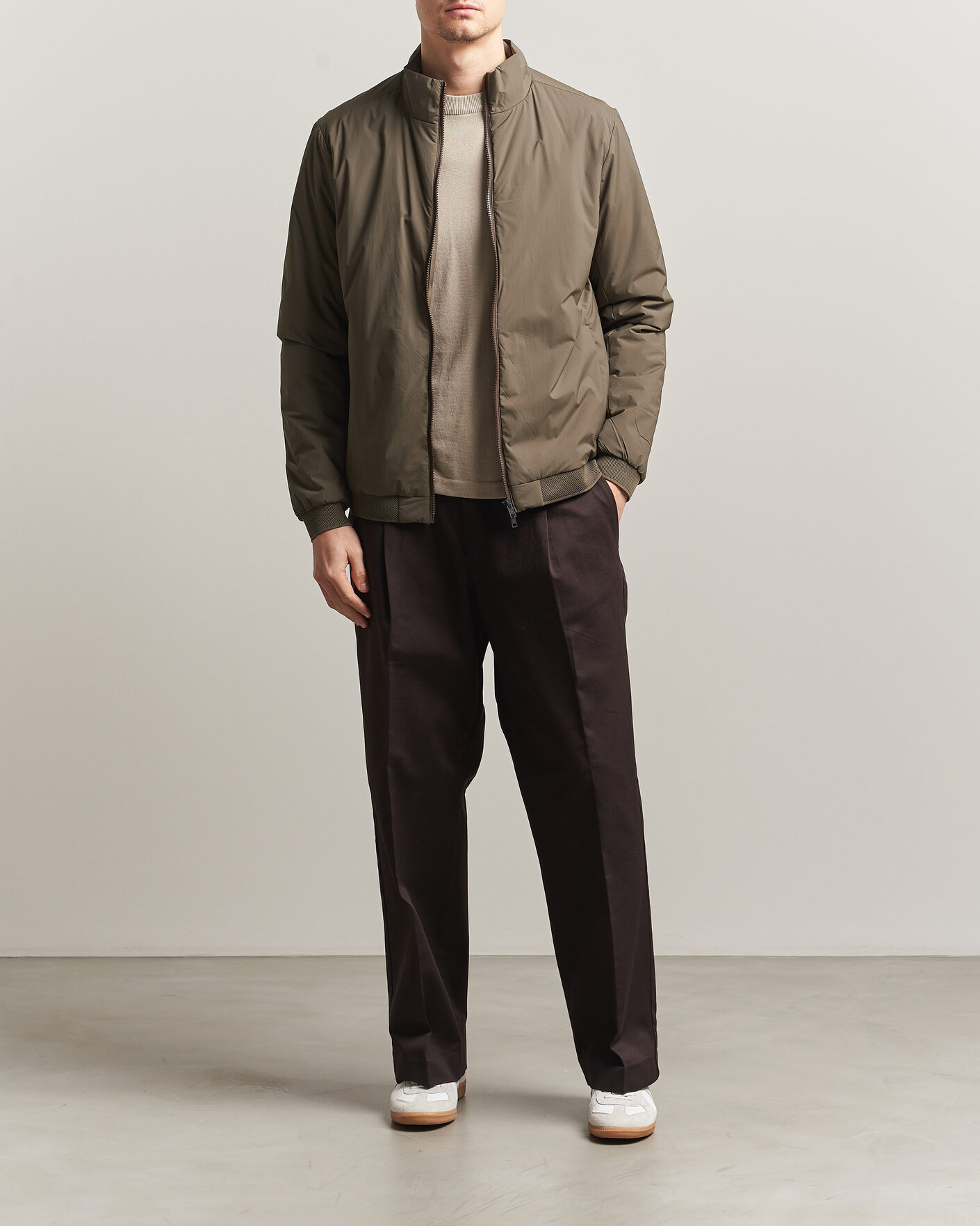 Men | Coats & Jackets | Scandinavian Edition | Studio II Lightweight Jacket Major Brown