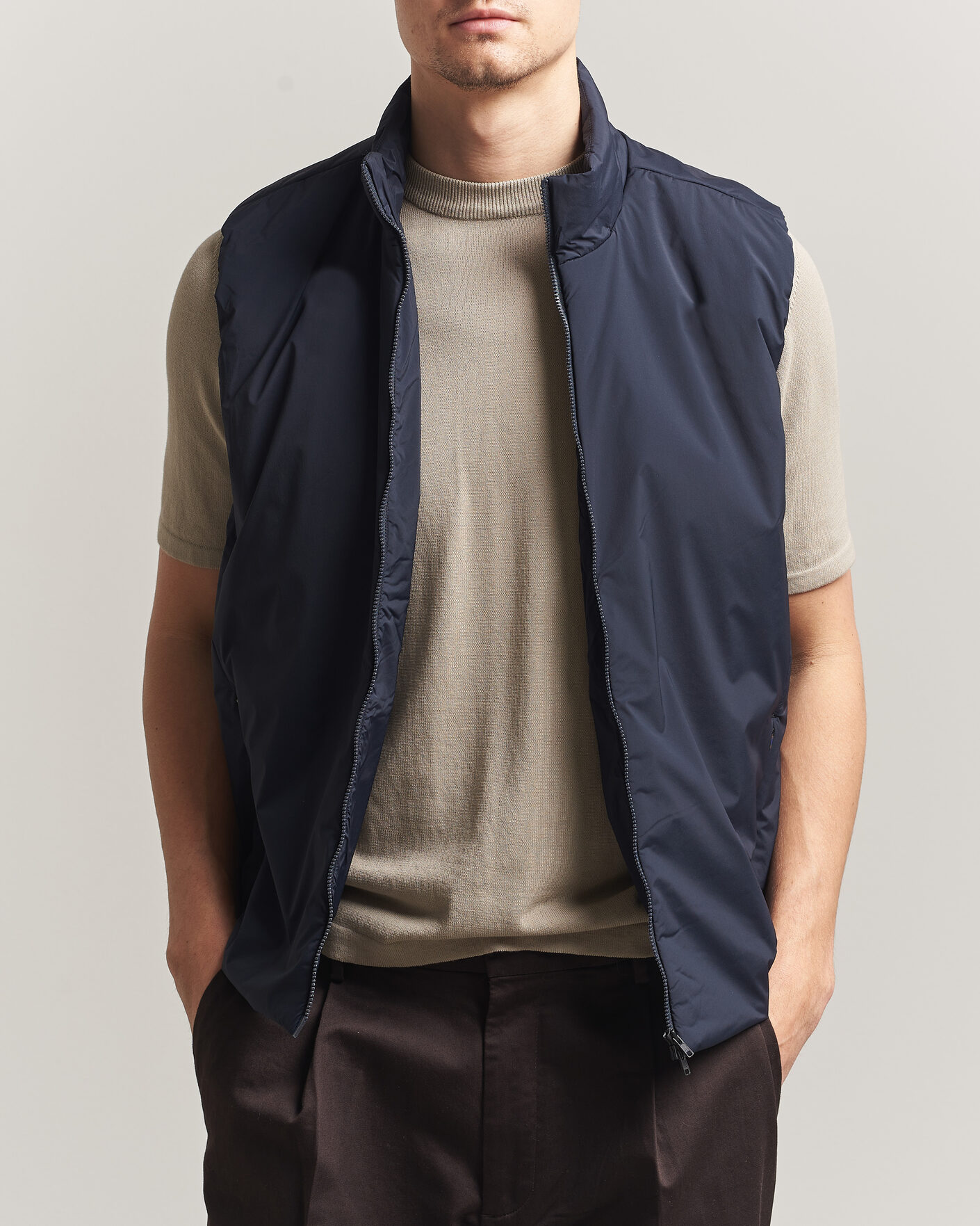 Men | Gilets | Scandinavian Edition | Map II Lightweight Vest Midnight Blue