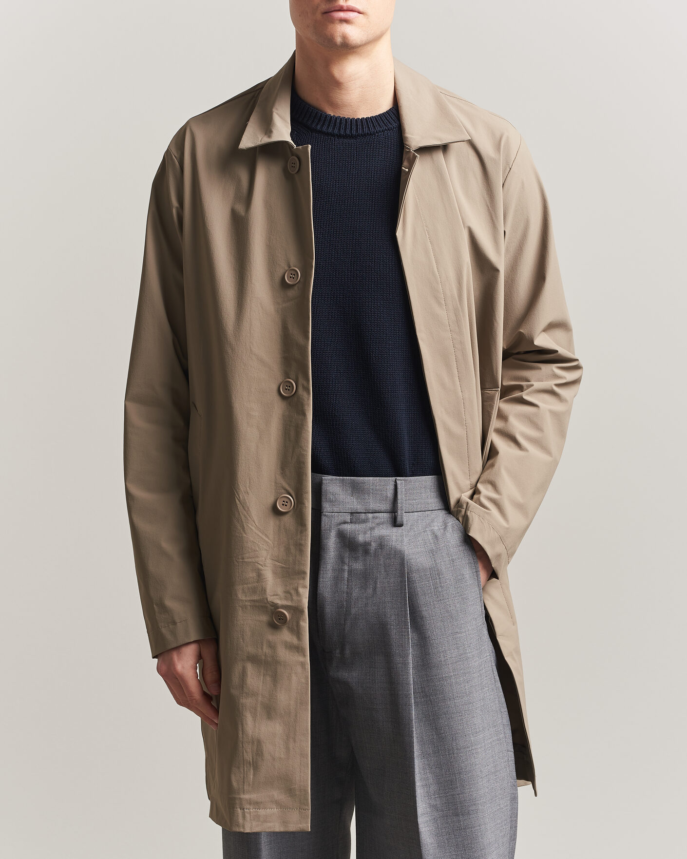 Men | Coats & Jackets | Scandinavian Edition | Ascend II Lightweight Coat Sand