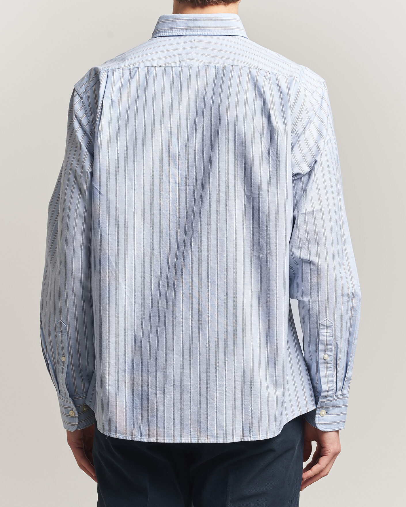 Men | Shirts | Charles Tyrwhitt | Button Down Stretch Oxford Shirt Blue