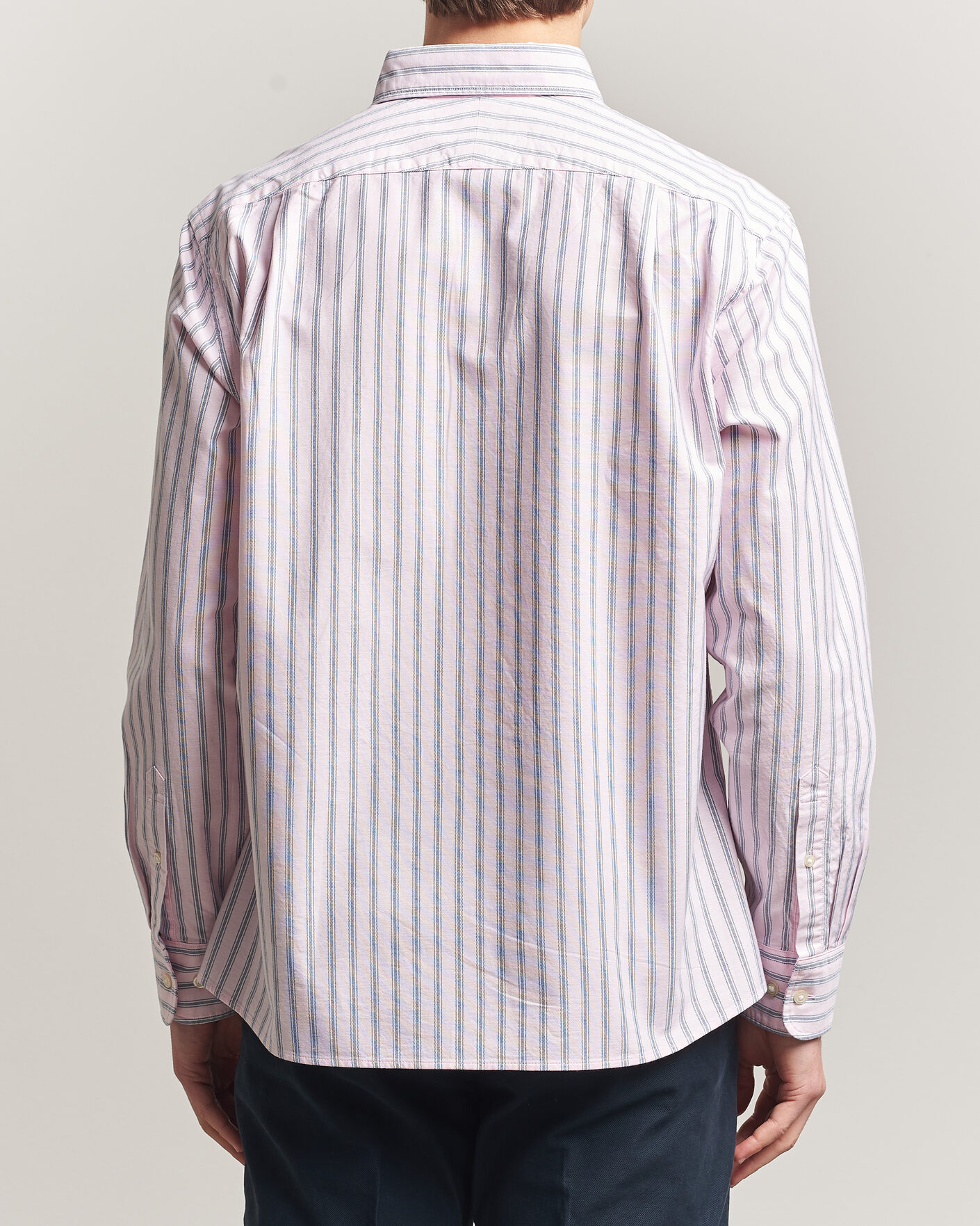 Men | Shirts | Charles Tyrwhitt | Button Down Stretch Oxford Shirt Light Pink
